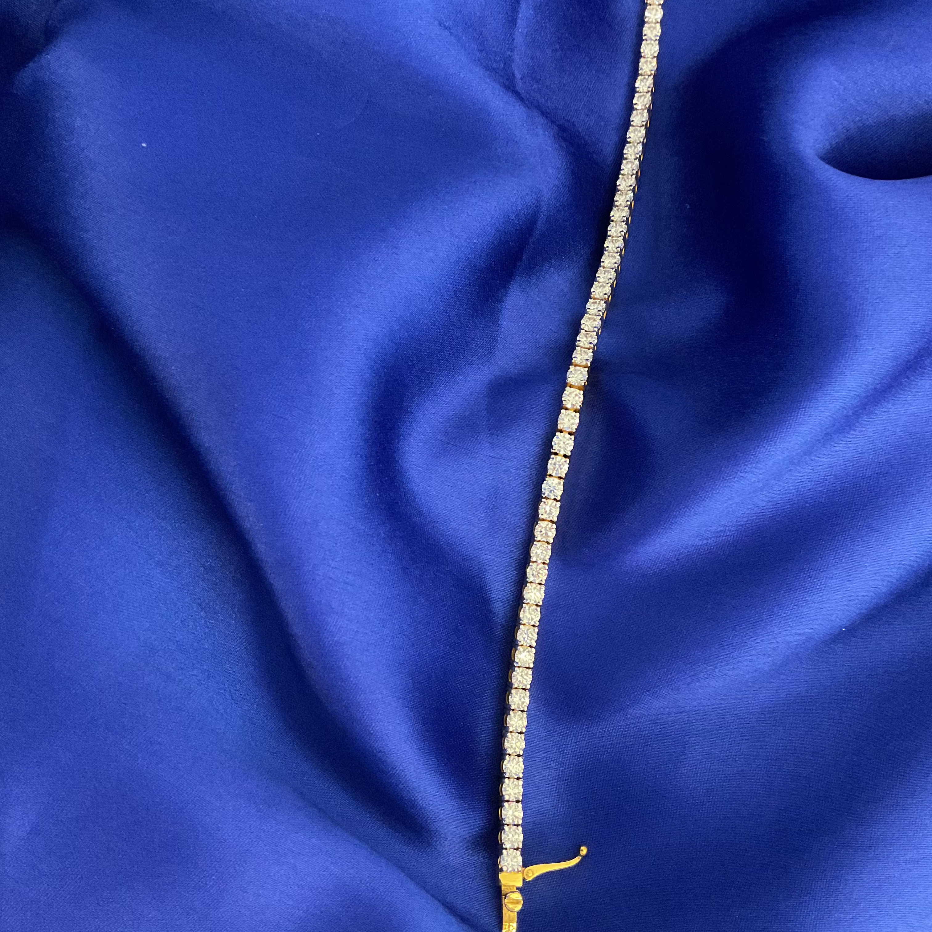 10 Cents Tennis Bracelet: Size-6.5