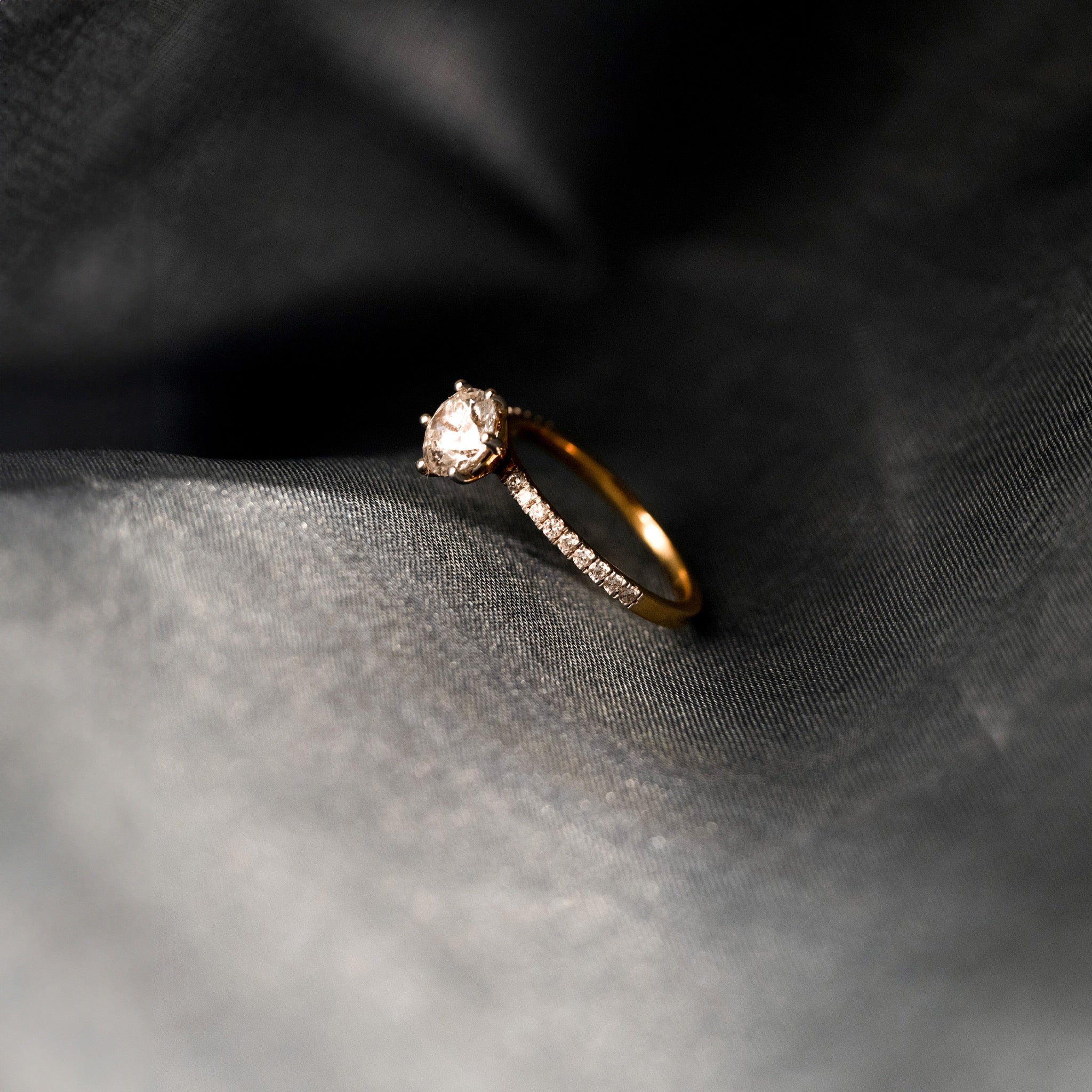 1 Ct Solitaire Ring: Size - 10