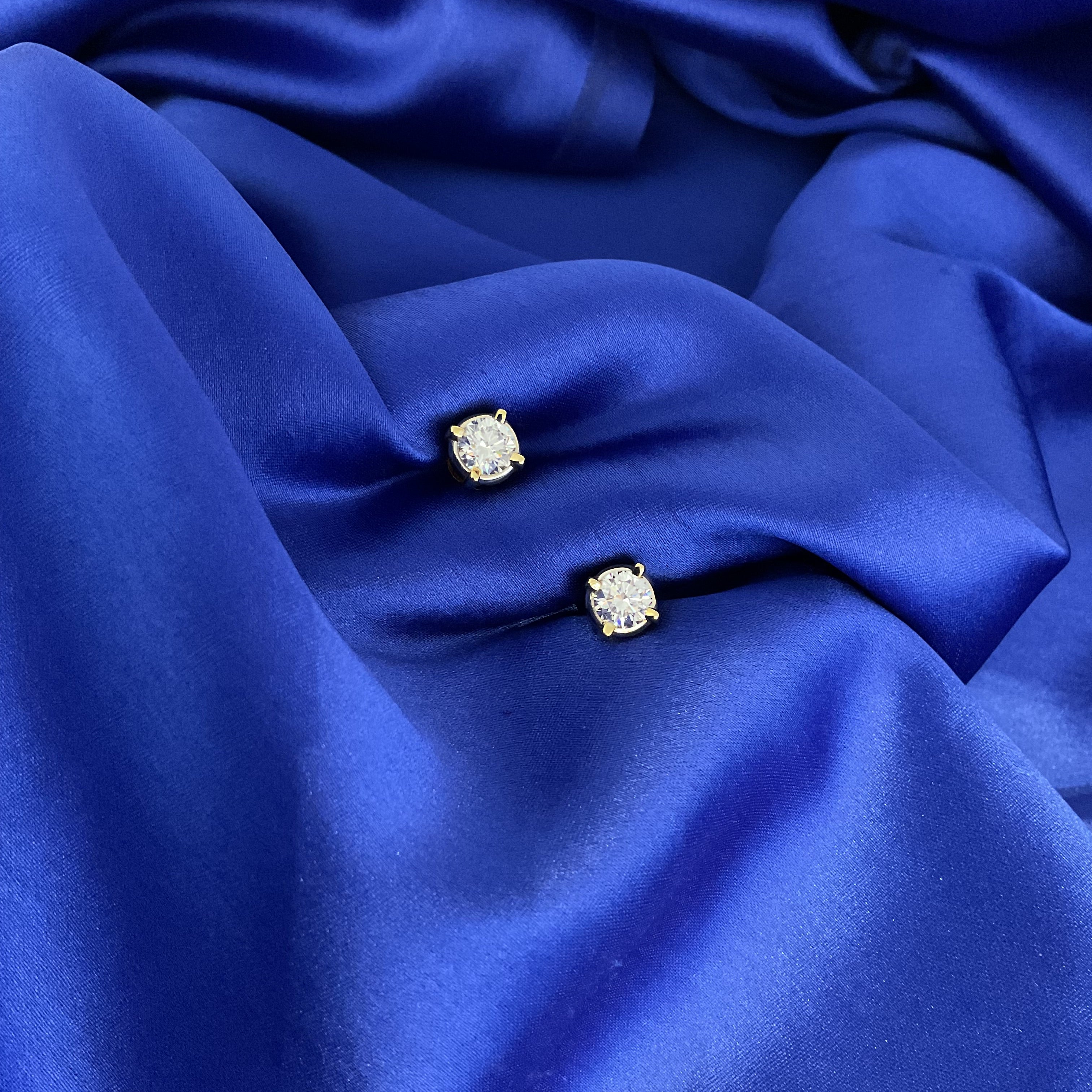 1 Ct Solitaire Studs