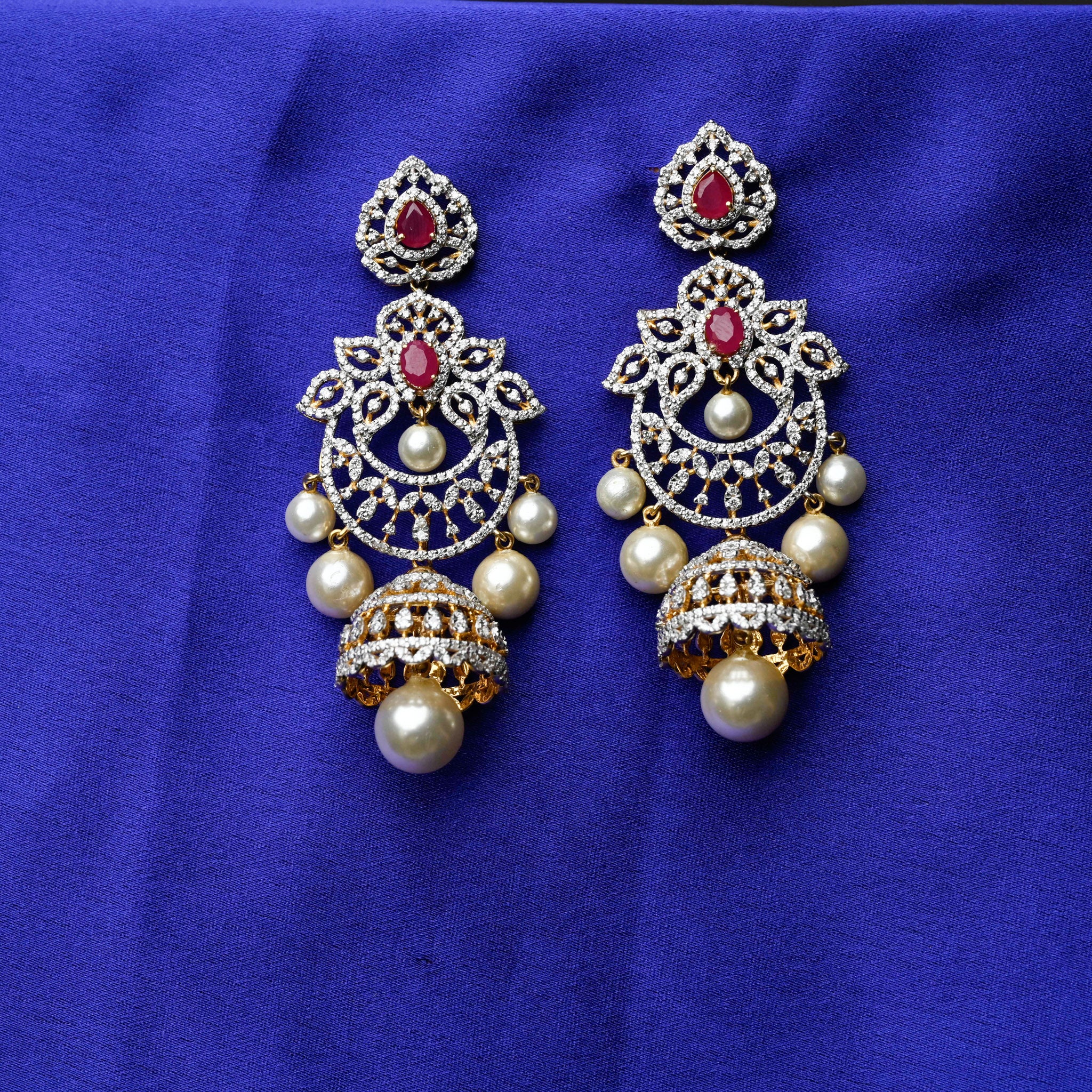 Kalpana Ruby Earrings