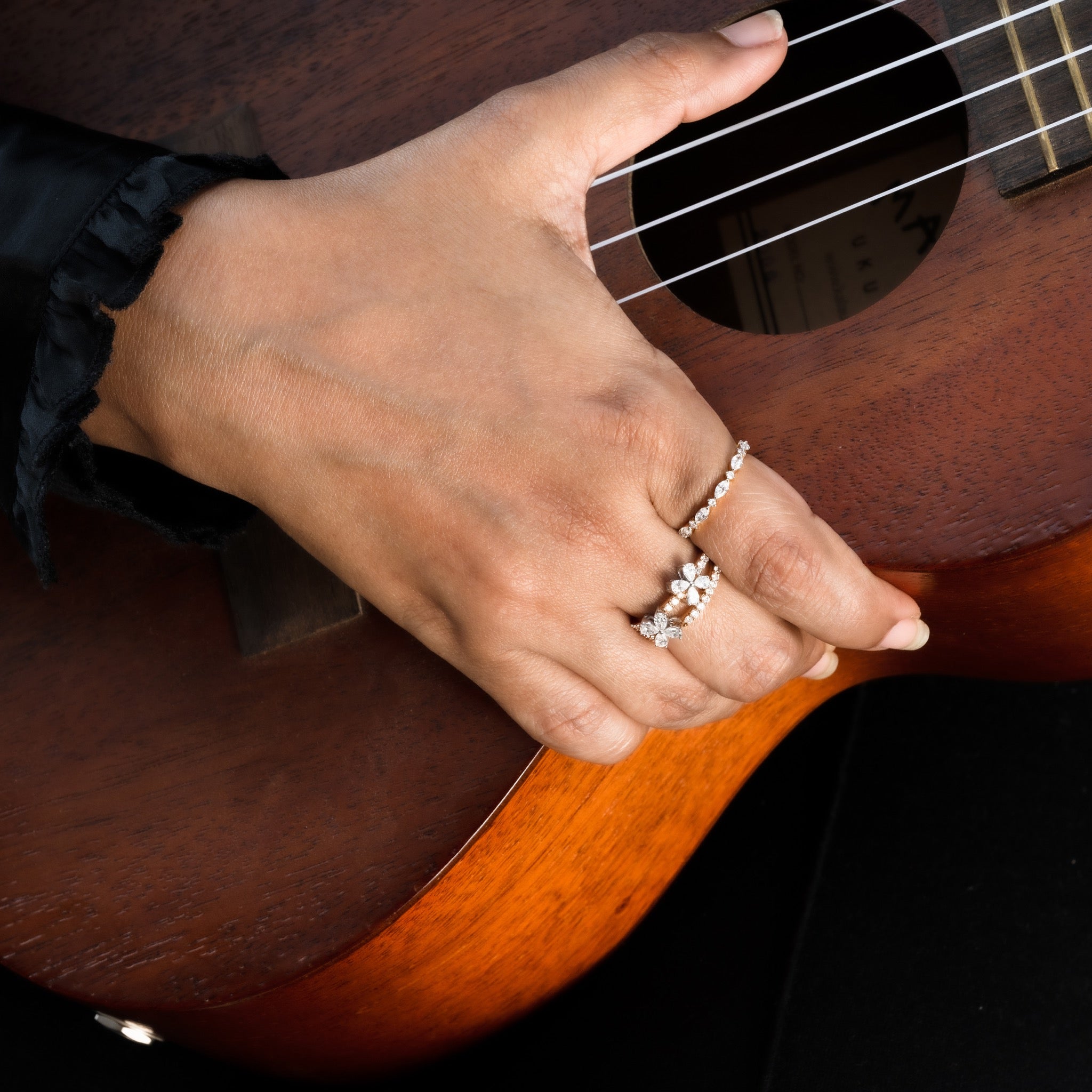 The Jasmine Whisper Ring