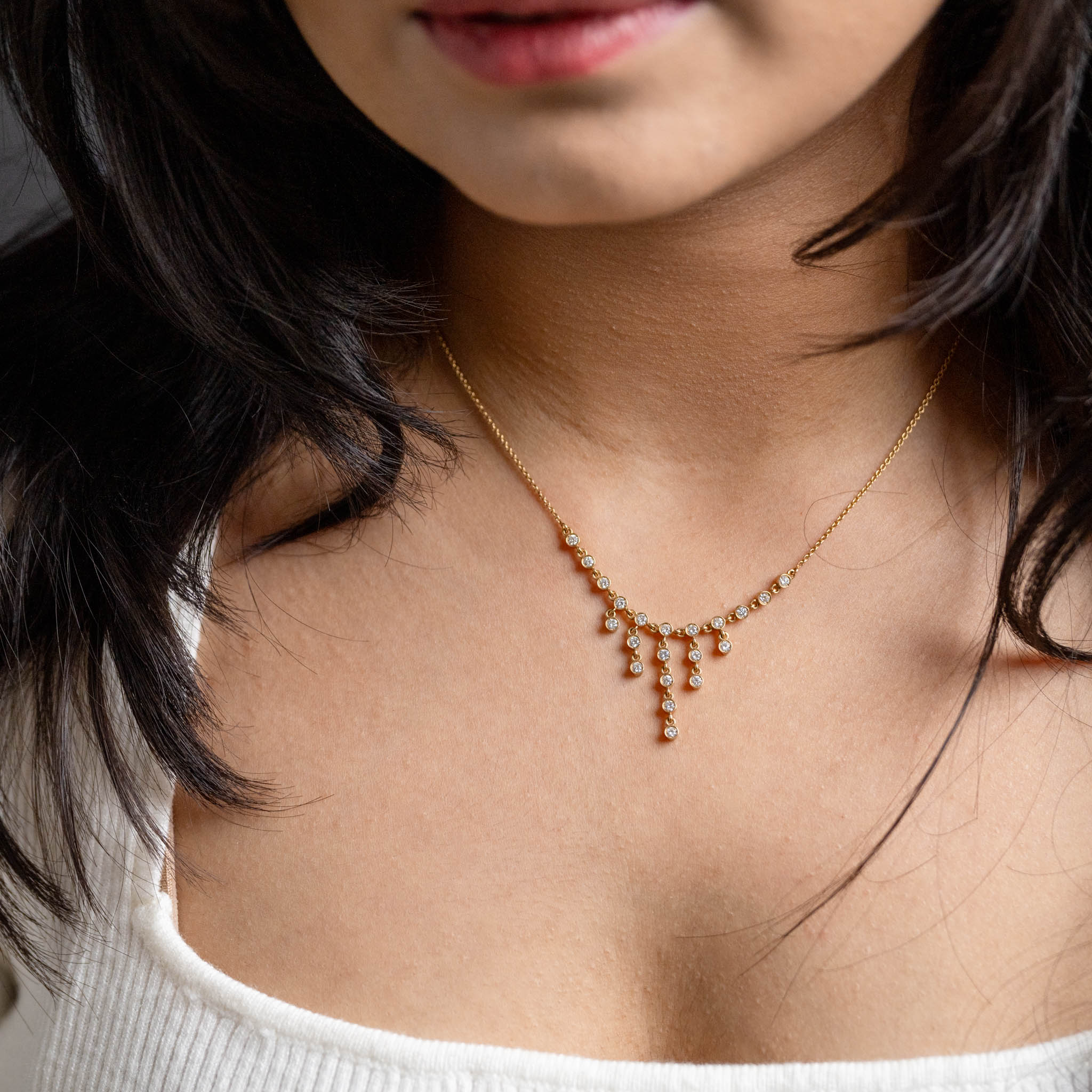 Diamond Waterfall - Pendant Chain