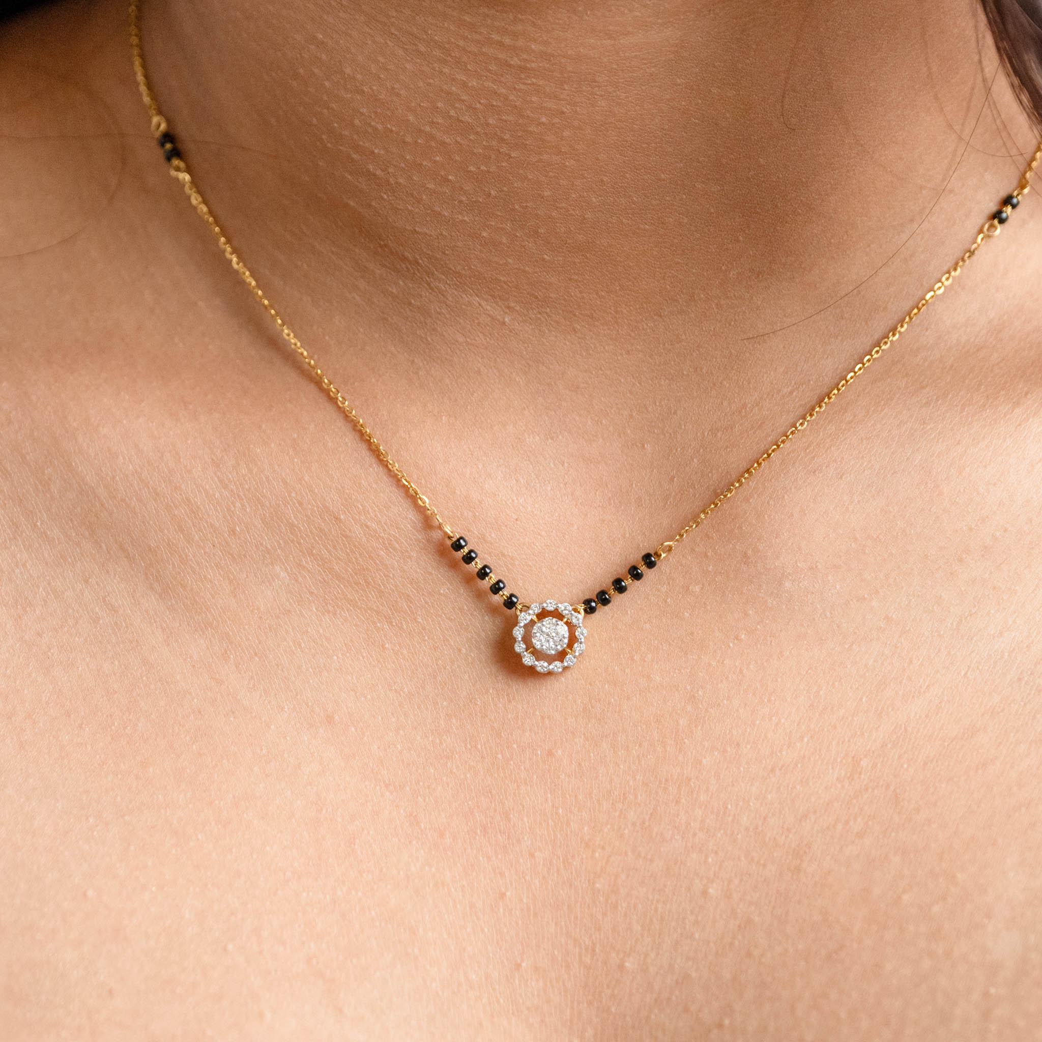 Circle Of Light Minimal Mangalsutra