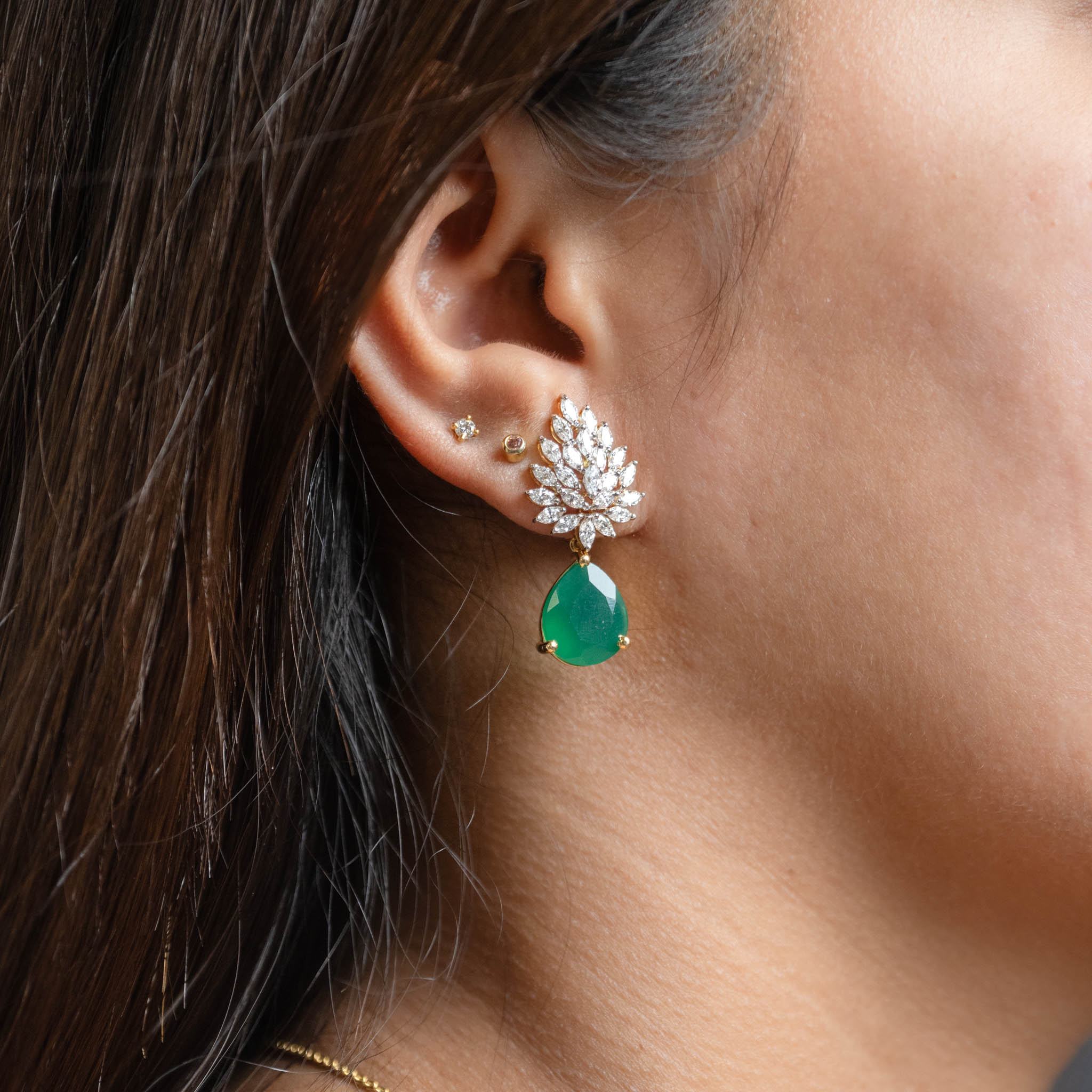 Leafy Lustures Earrings