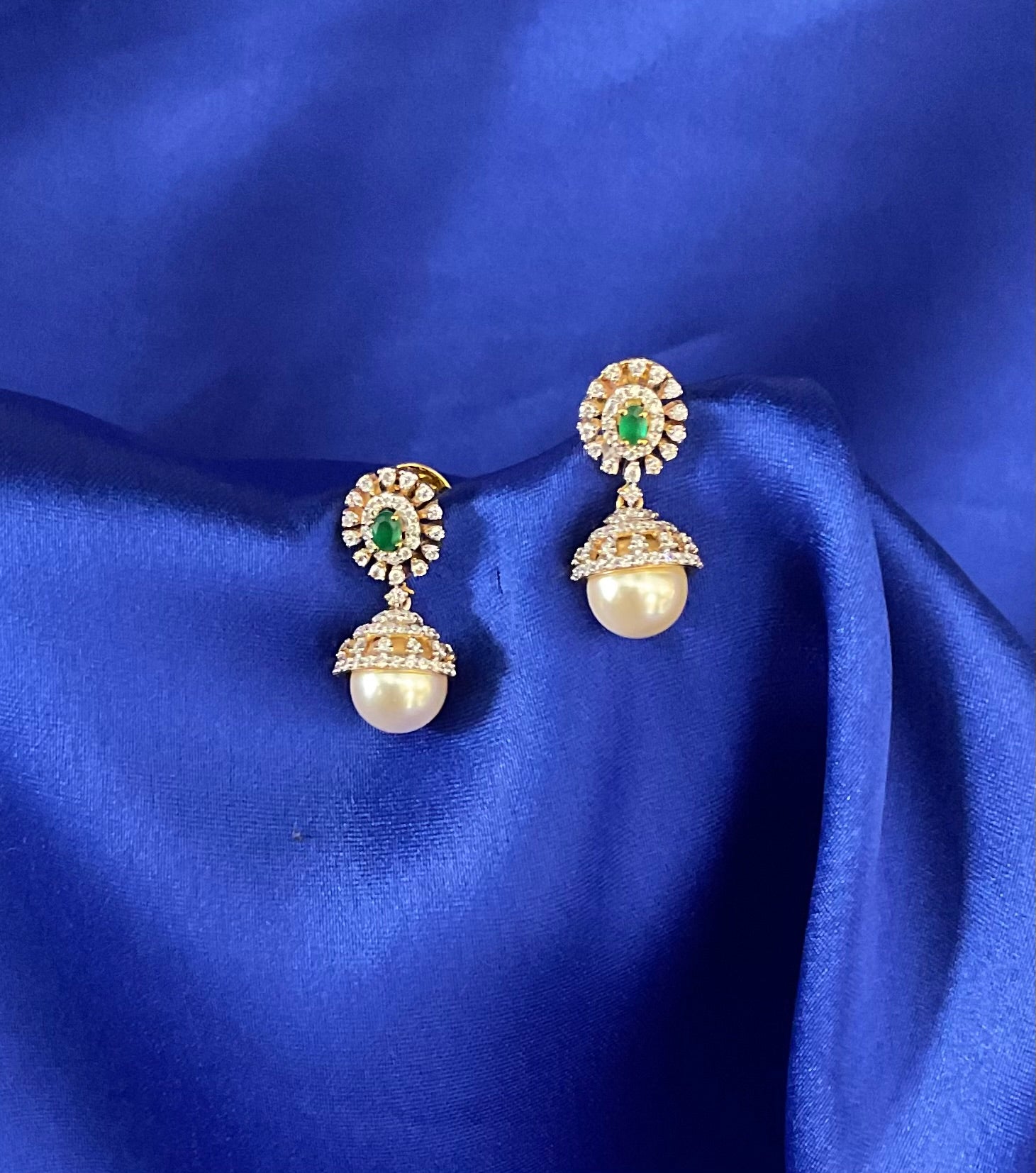 Baby Jhumkis with Pearl