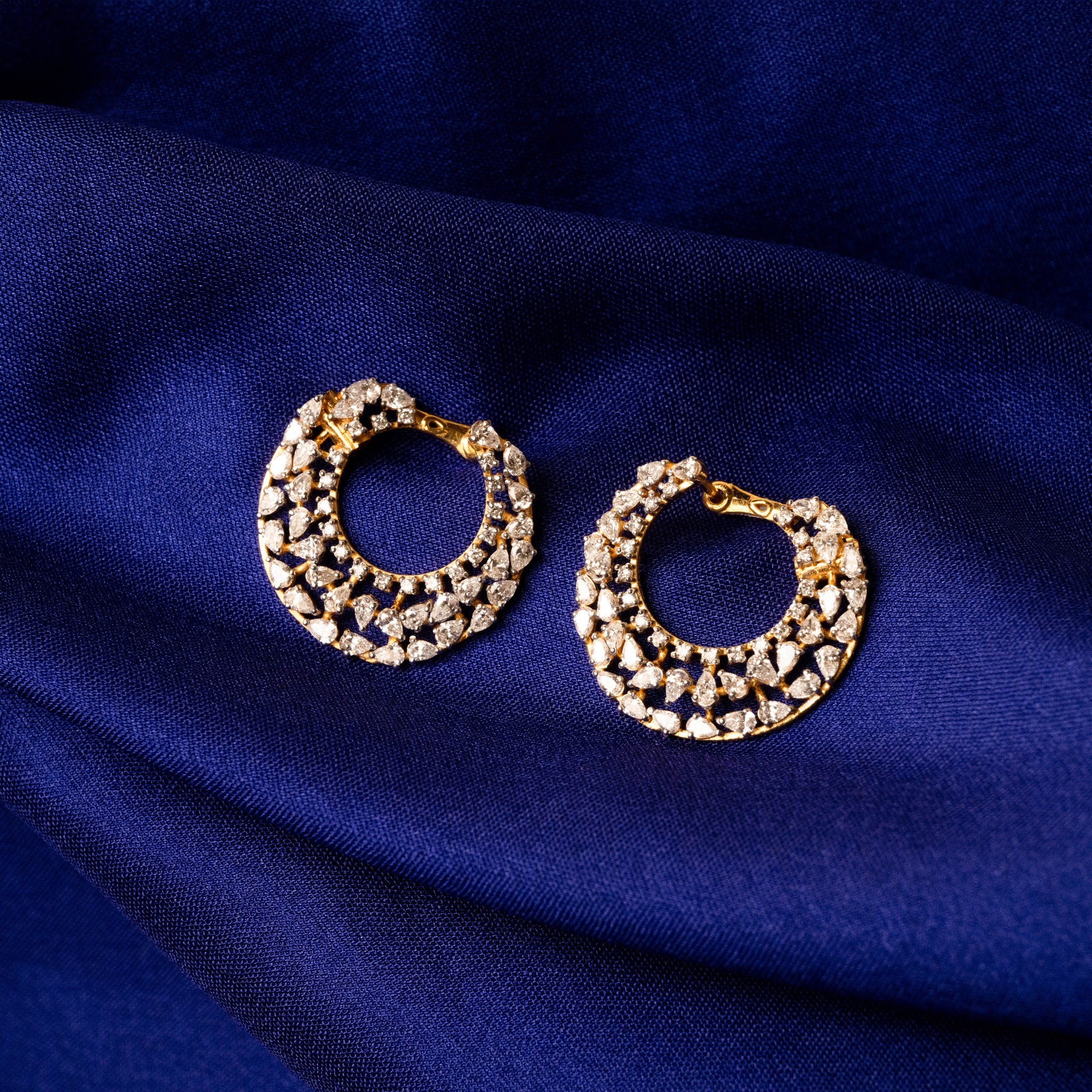 Cluster Capture - Hoop Earrings