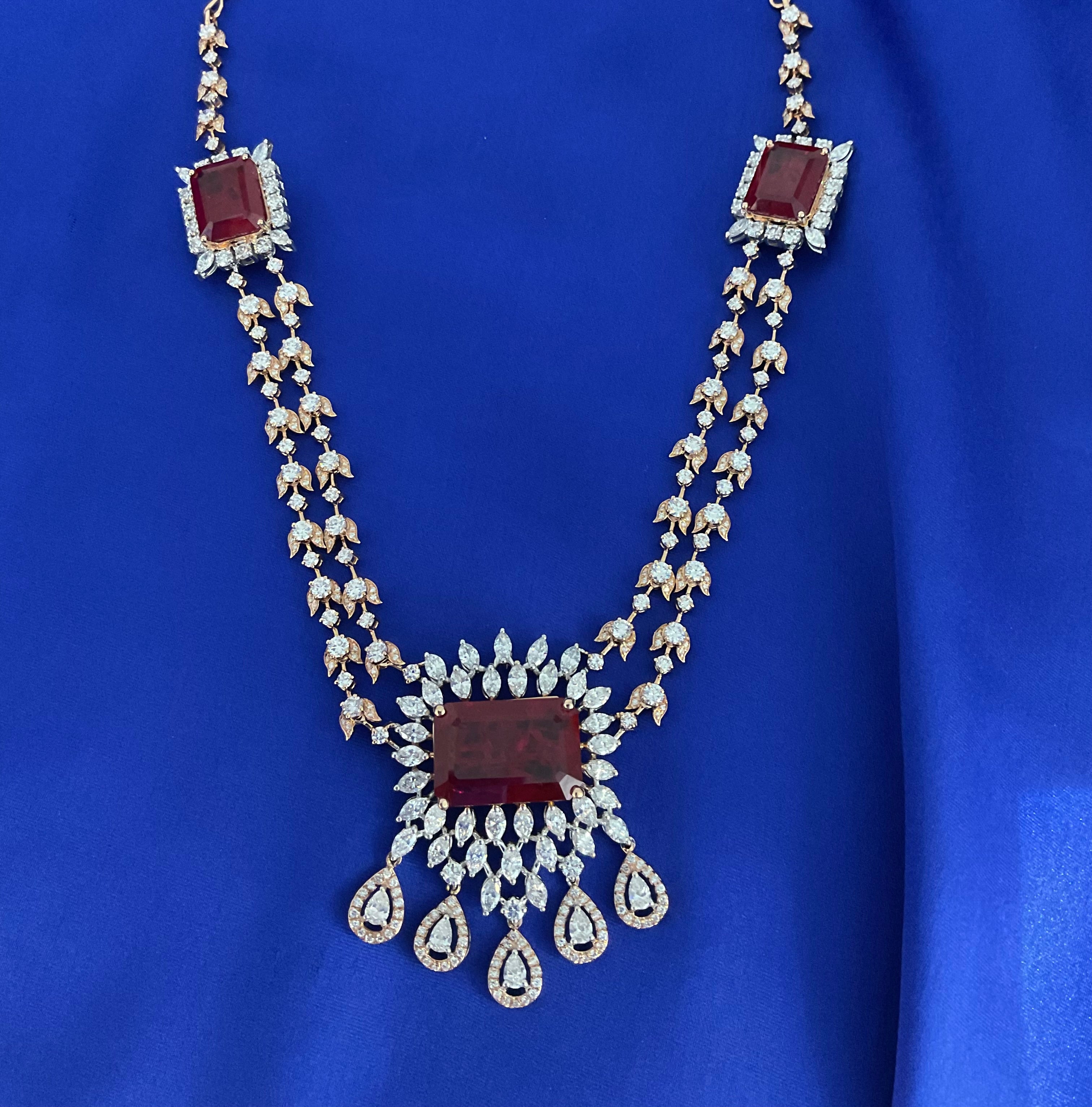 Crimson Radiance Necklace
