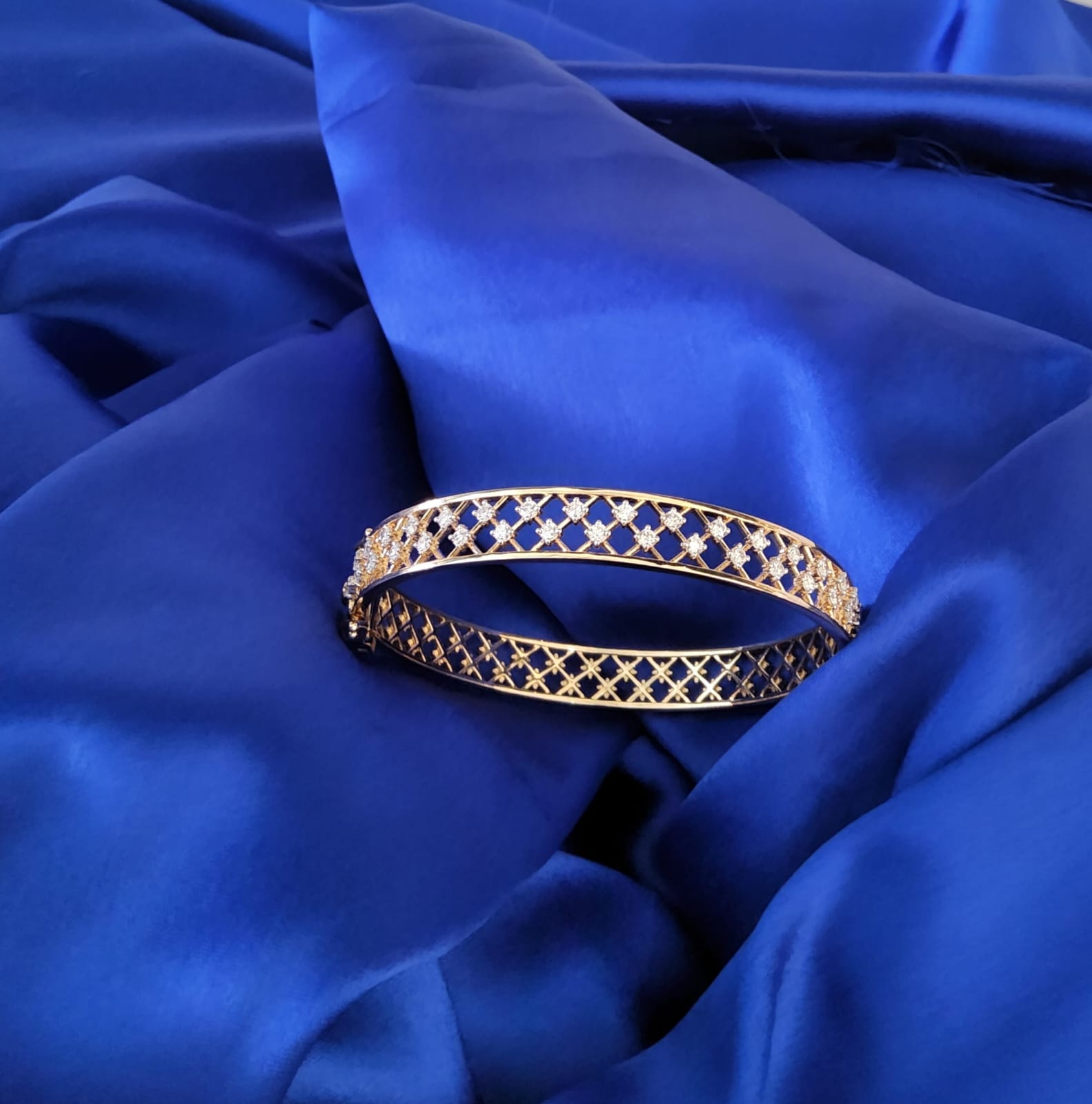 Crisscross Love Bangle: Size 2-4