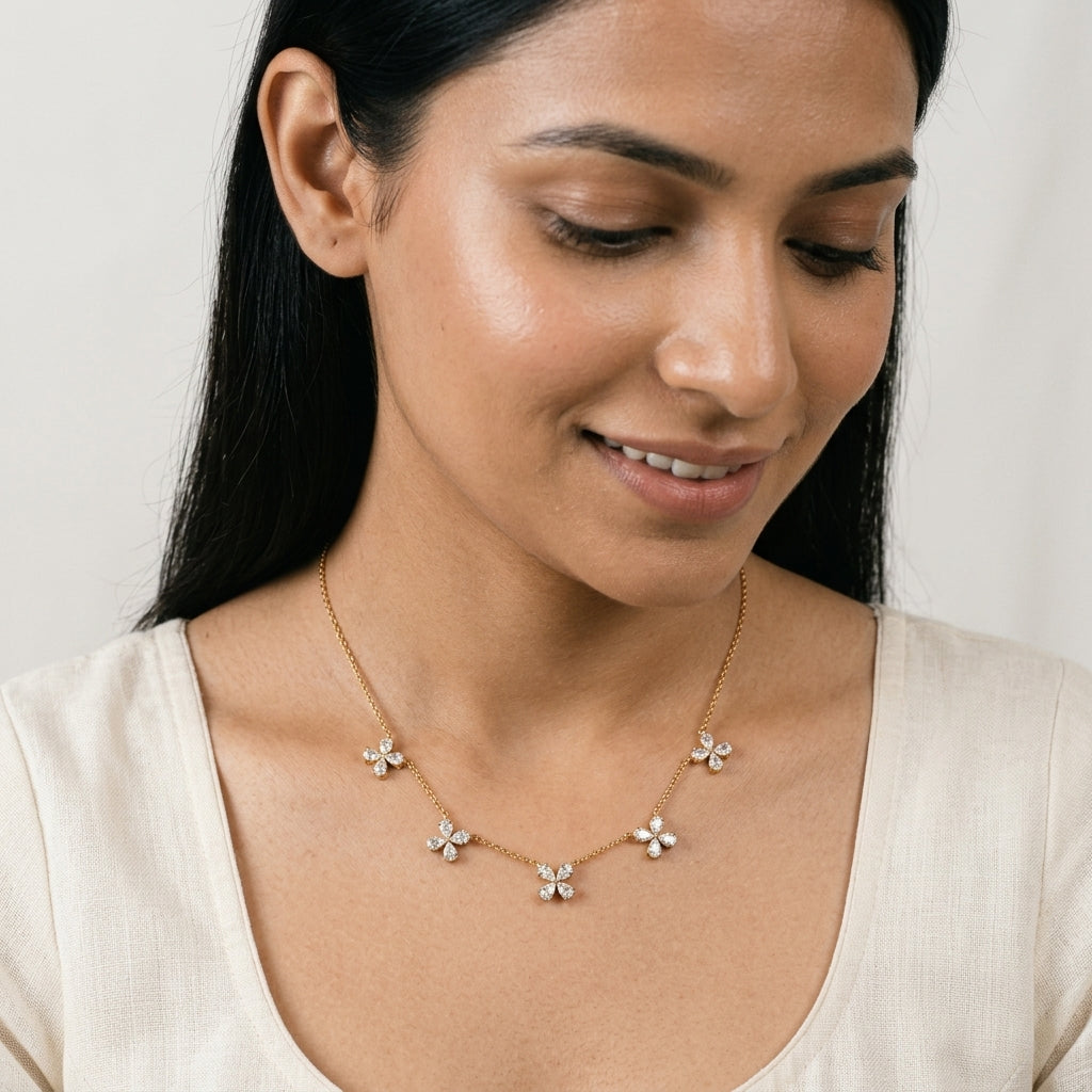 Flora Charm Chain