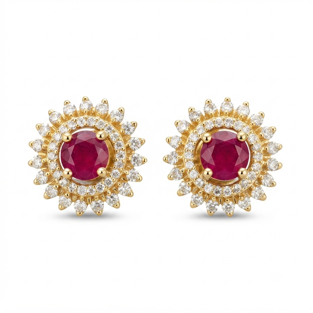 Ruby Halo Bloom