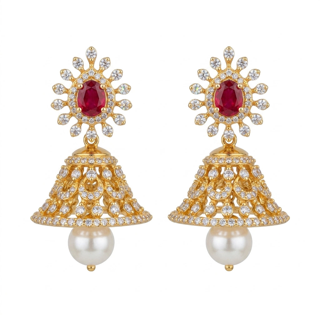 Pearl Drop Jhumka