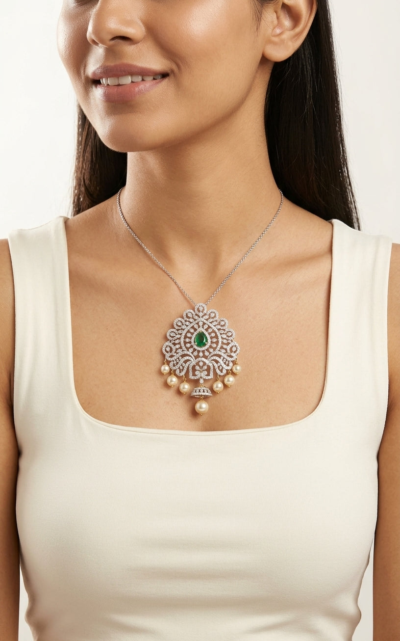 Emerald Pearl Elegance