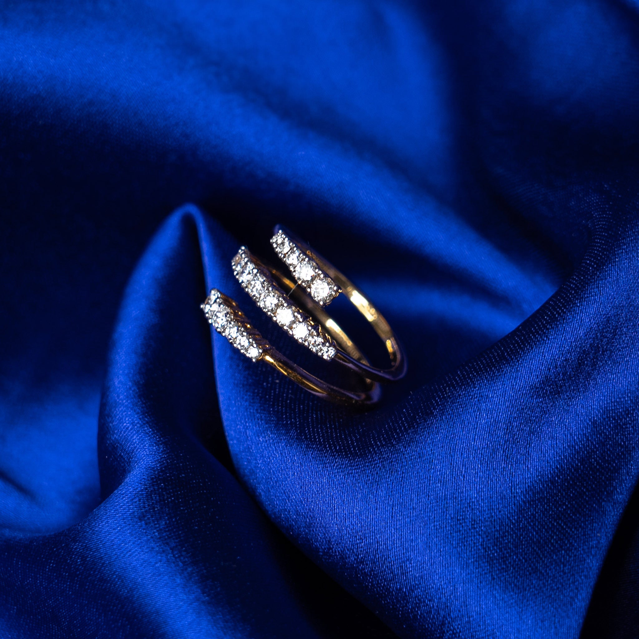 Diamond Swirls - Ring