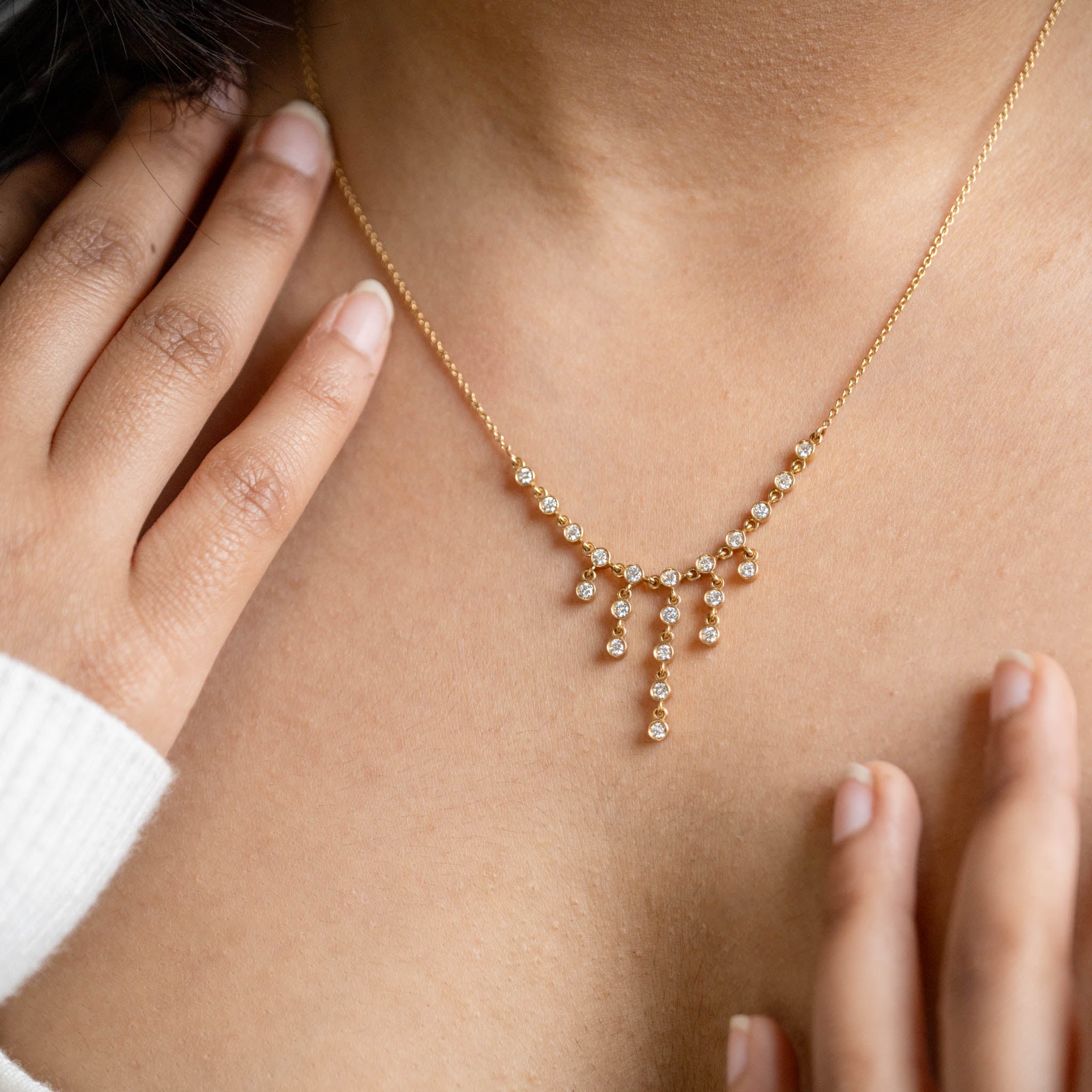 Diamond Waterfall - Pendant Chain