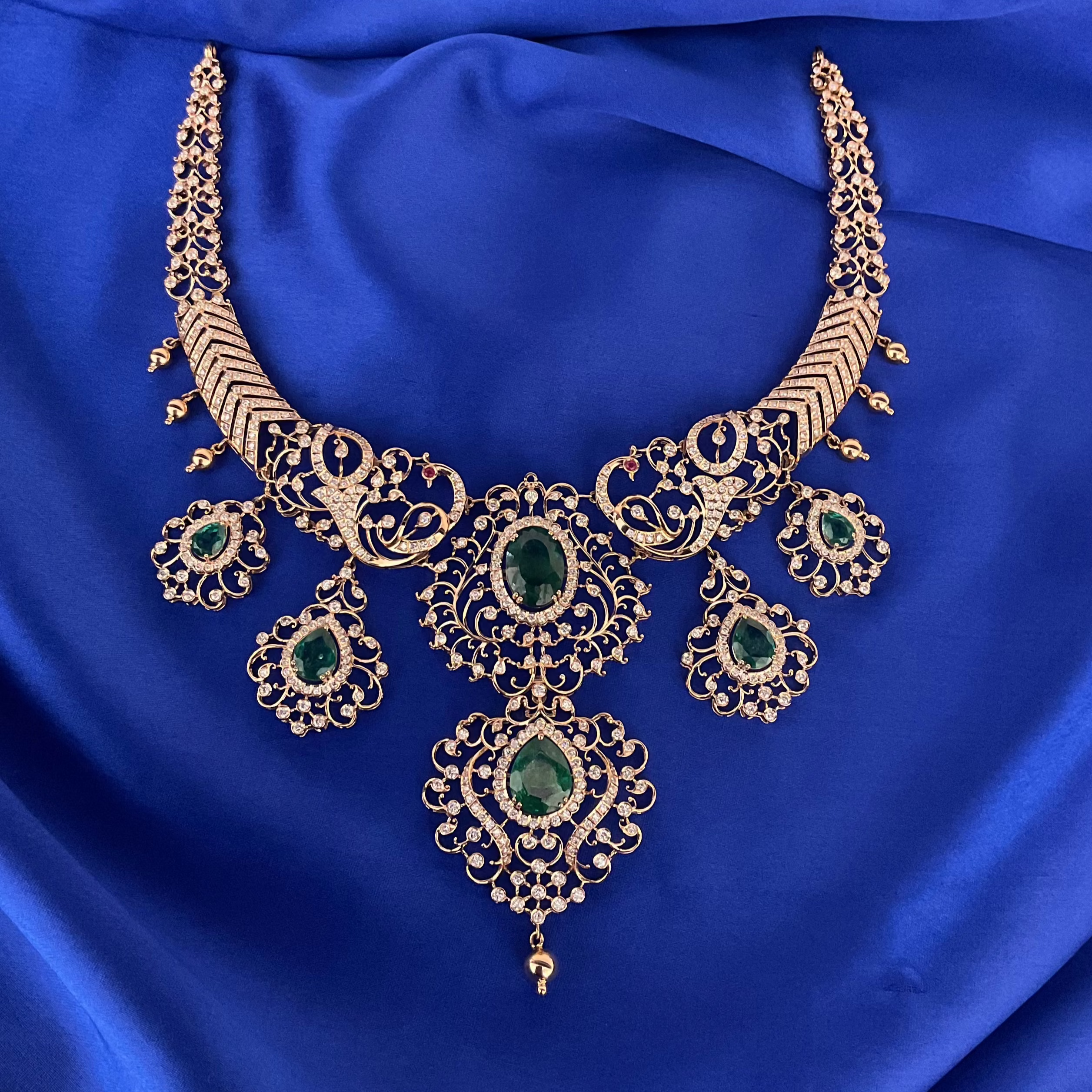 Emerald Duo Treasure Necklace