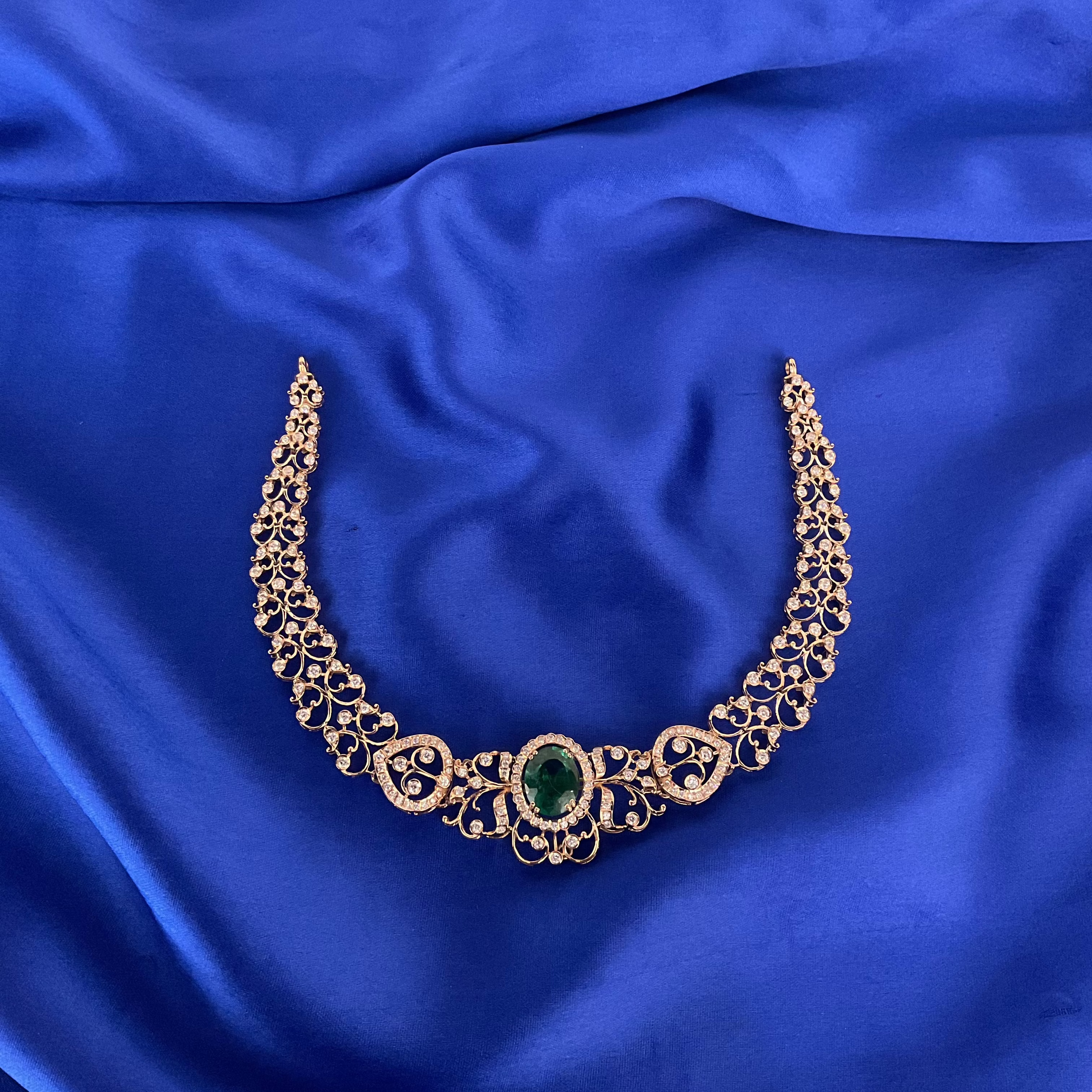 Emerald Duo Treasure Necklace