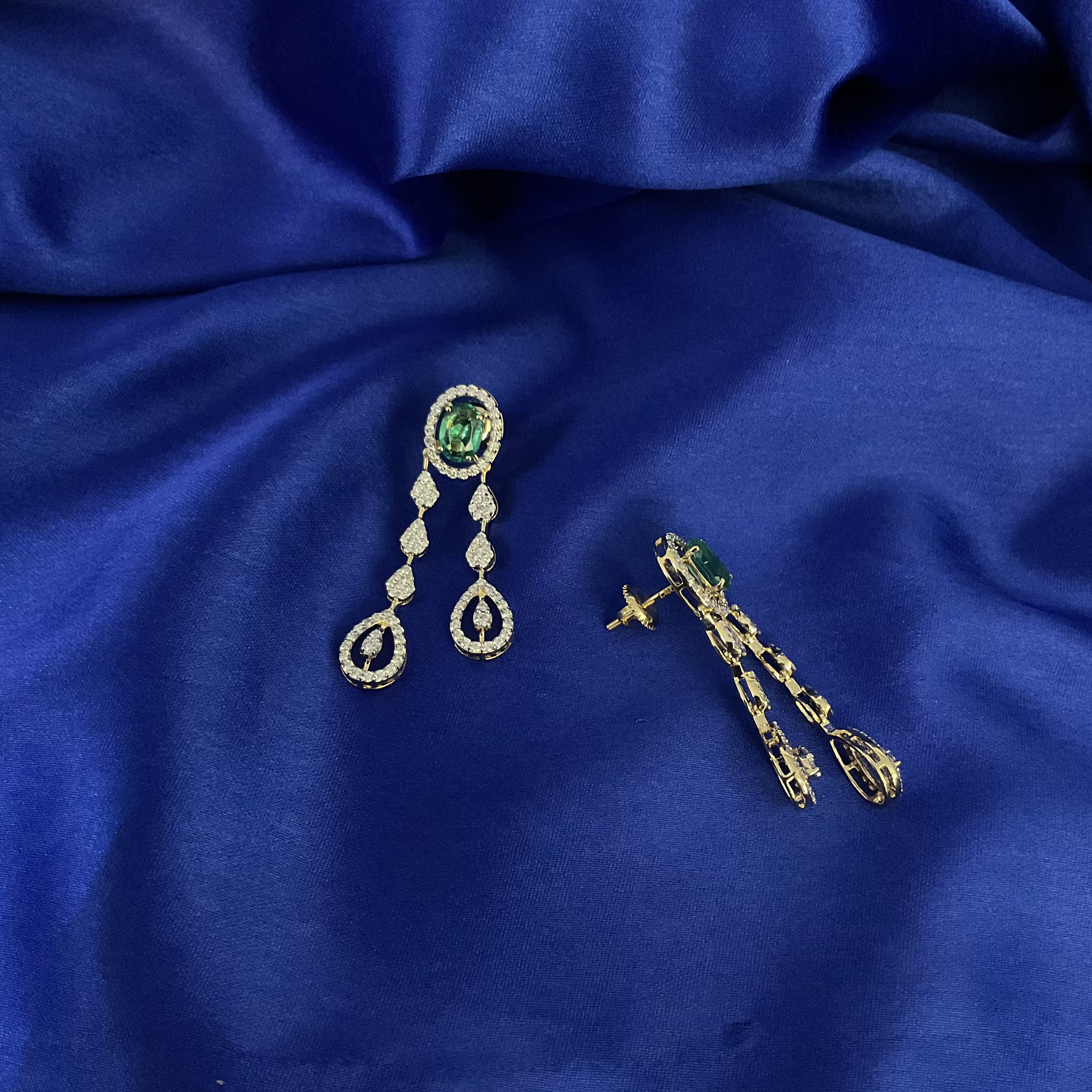 Emerald Rain Earrings