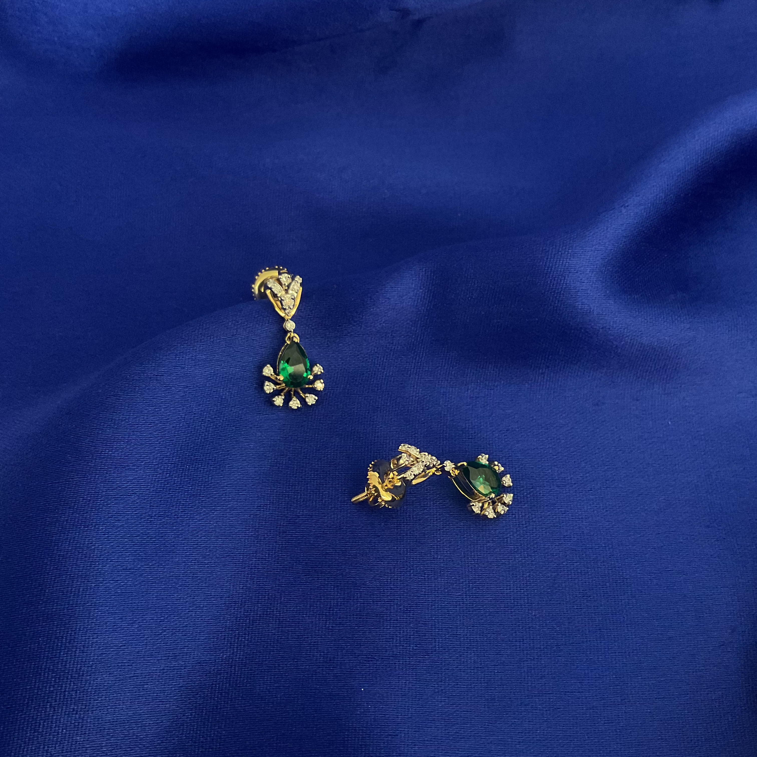 Emerald Wreath Earrings