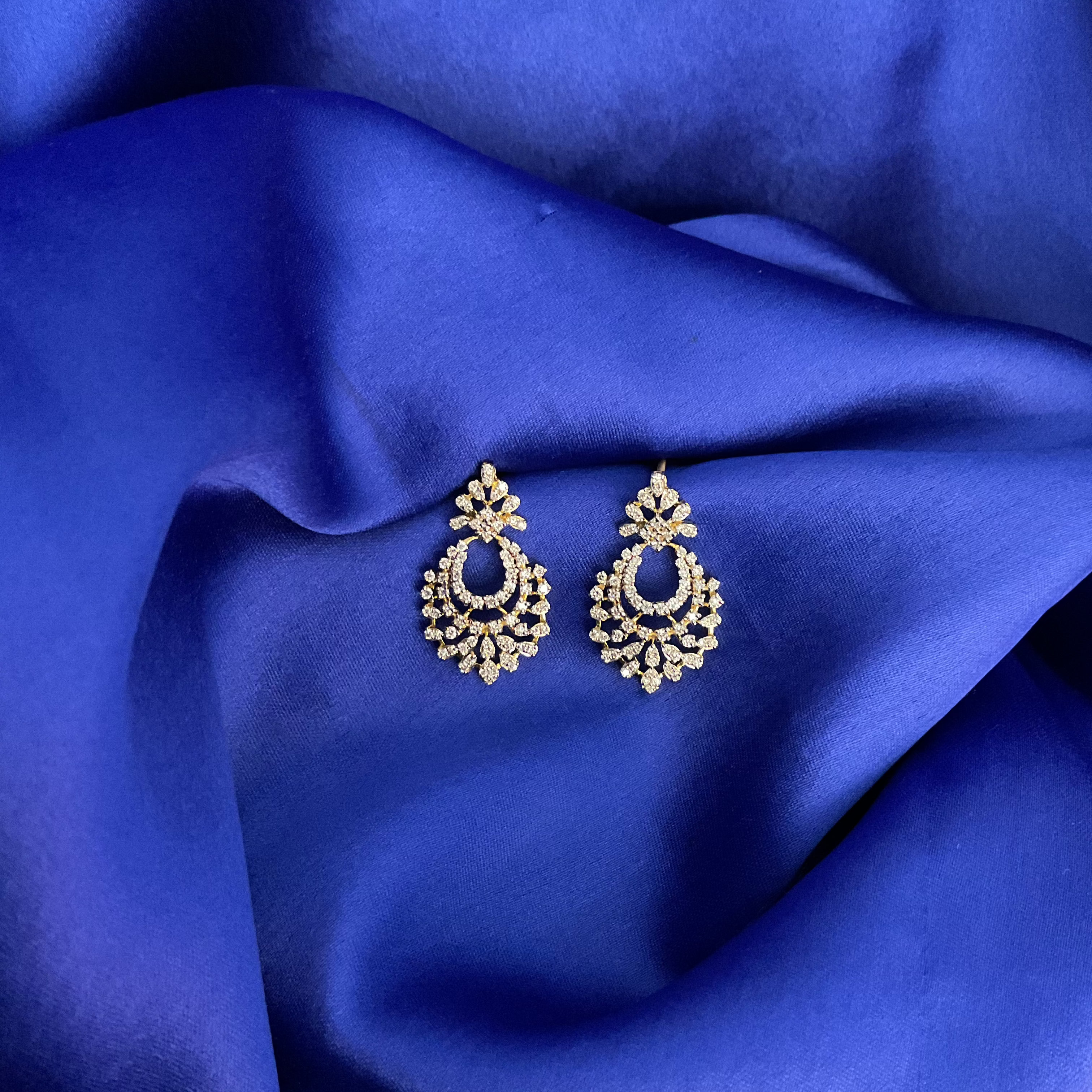 Floral Baali Earrings