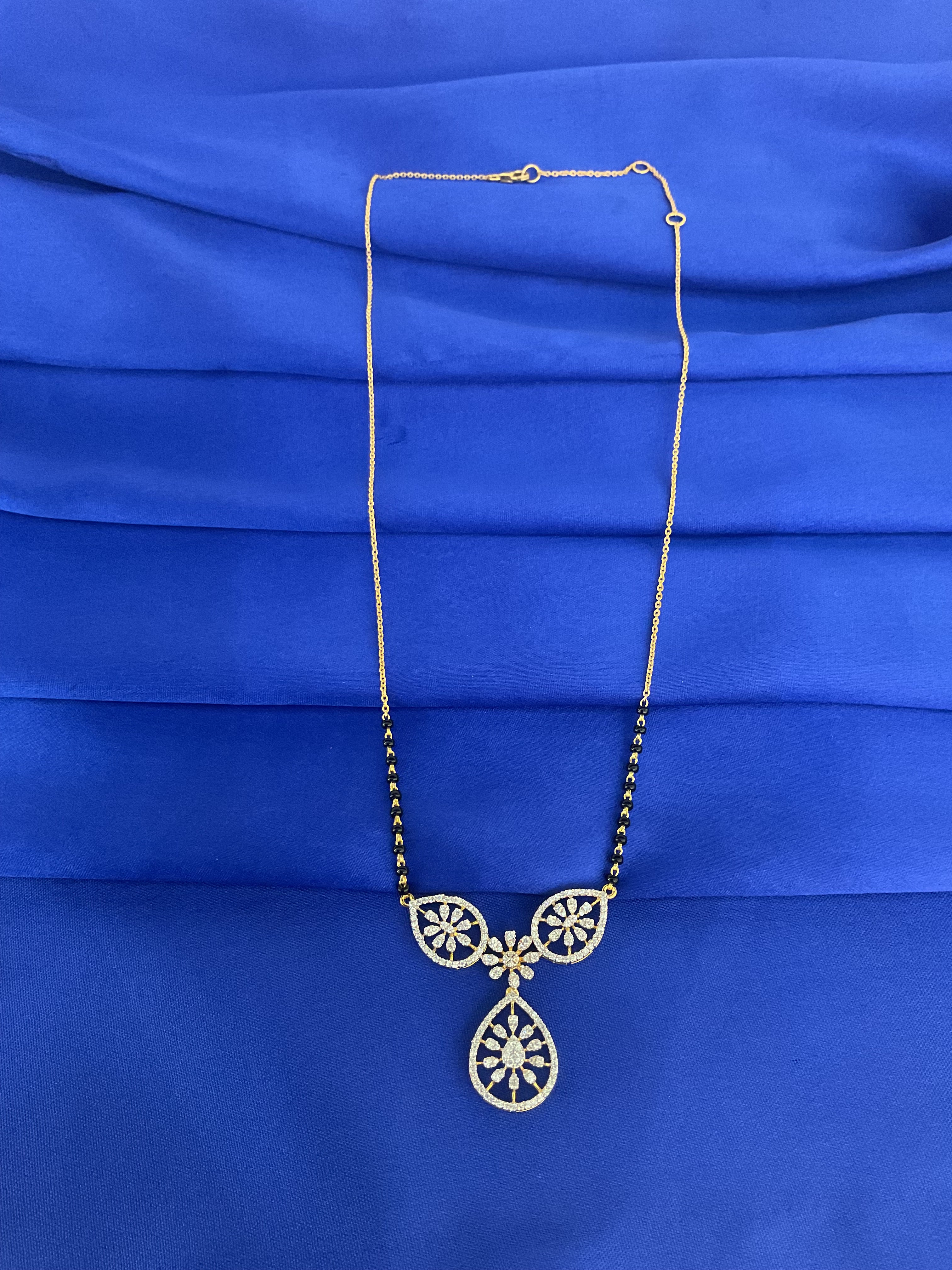 Floral Drop Mangalsutra