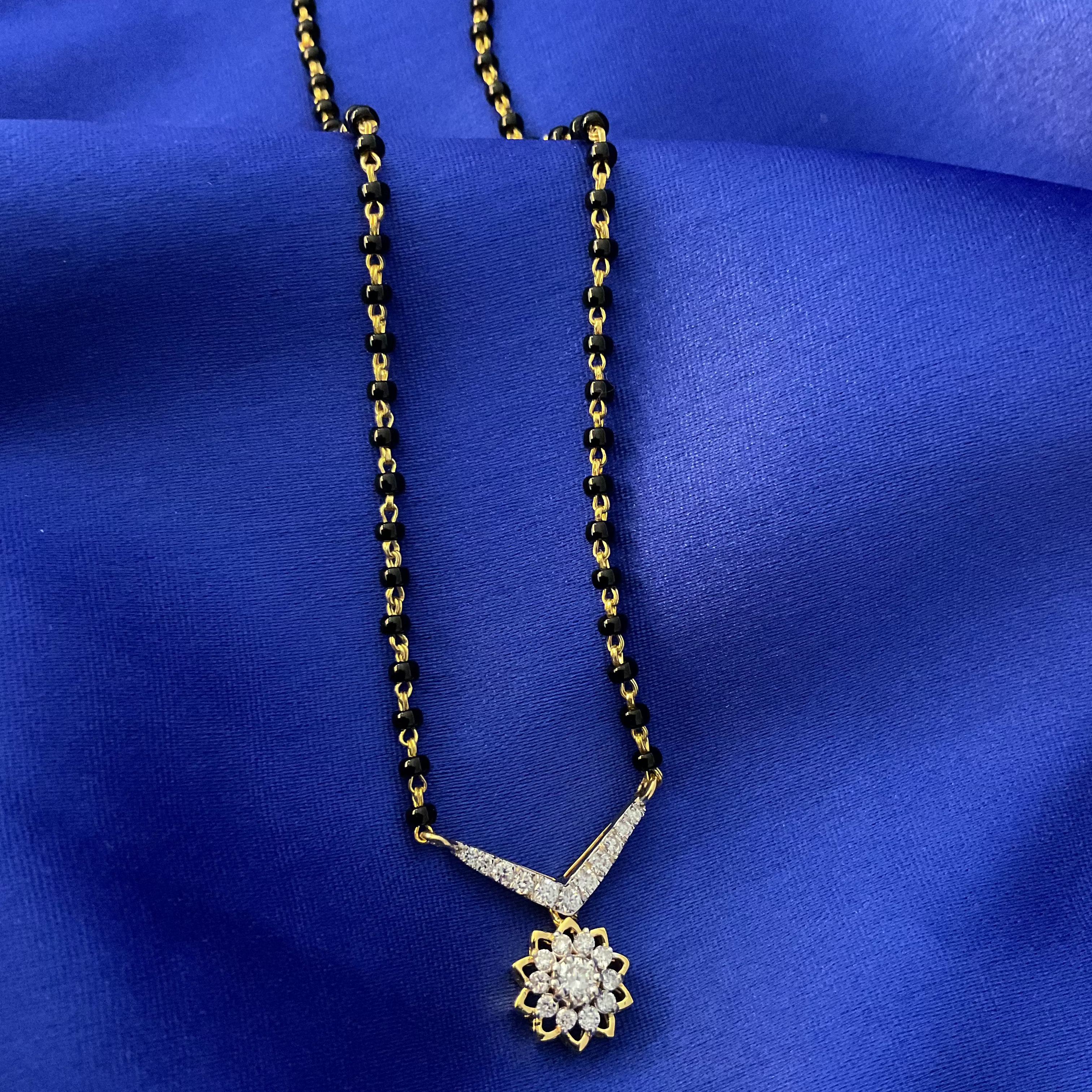 Floral Hang Mangalsutra