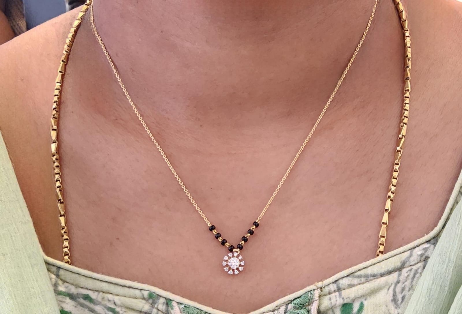 Floral Mangalsutra