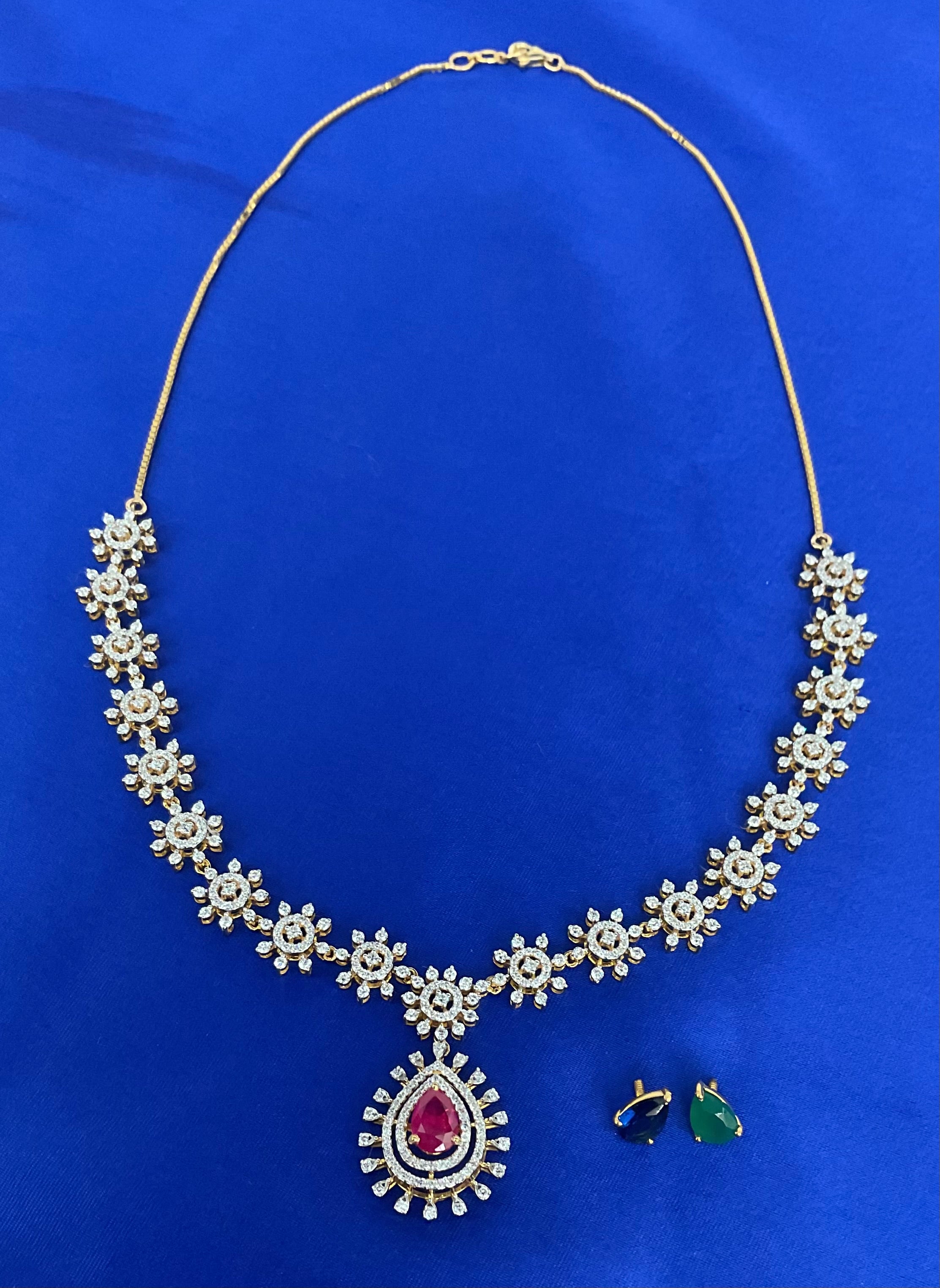 Floral Sonnet Necklace (Changeable)