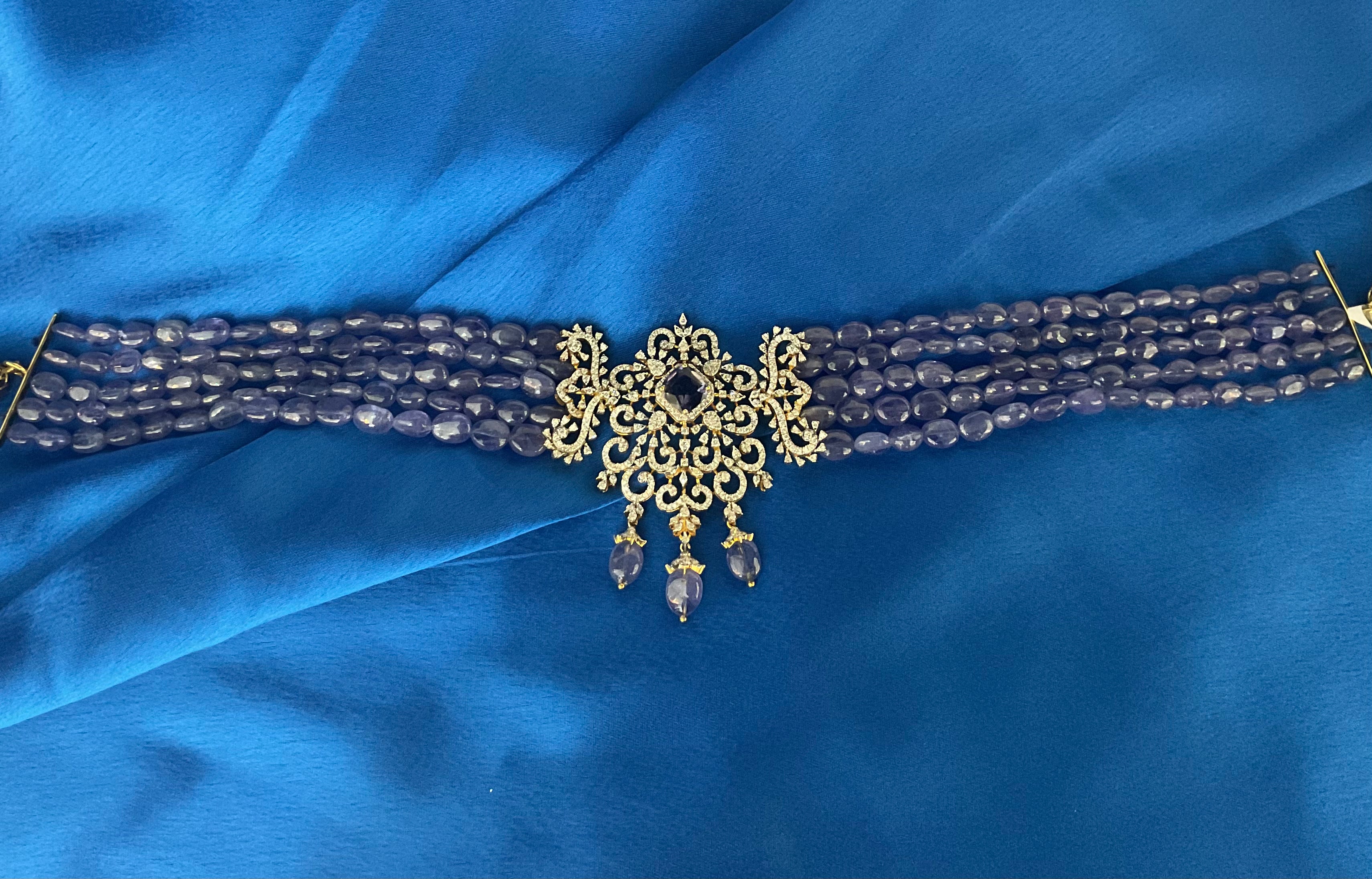 Lavender Blossom Choker