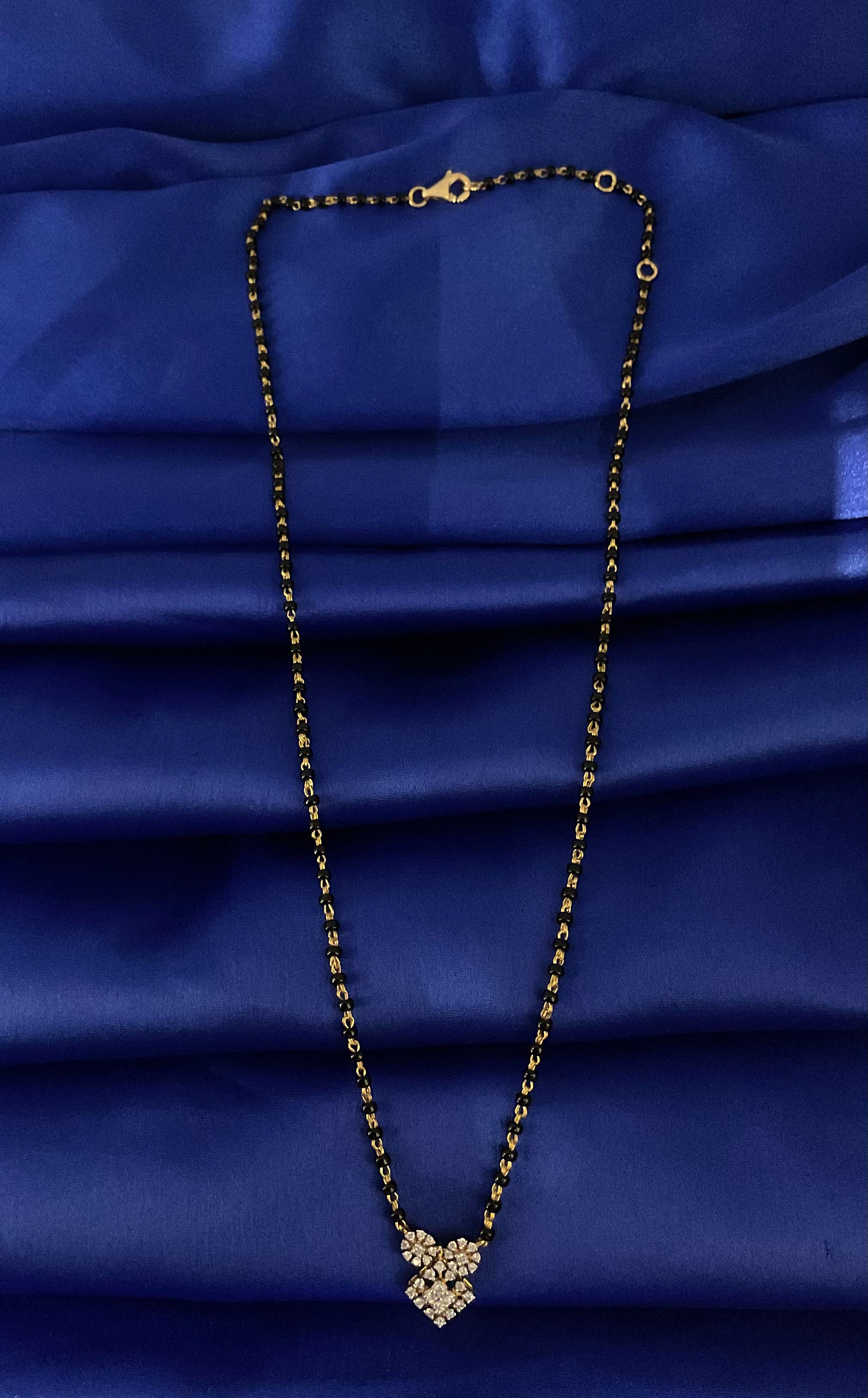 Dazzle Square Mangalsutra