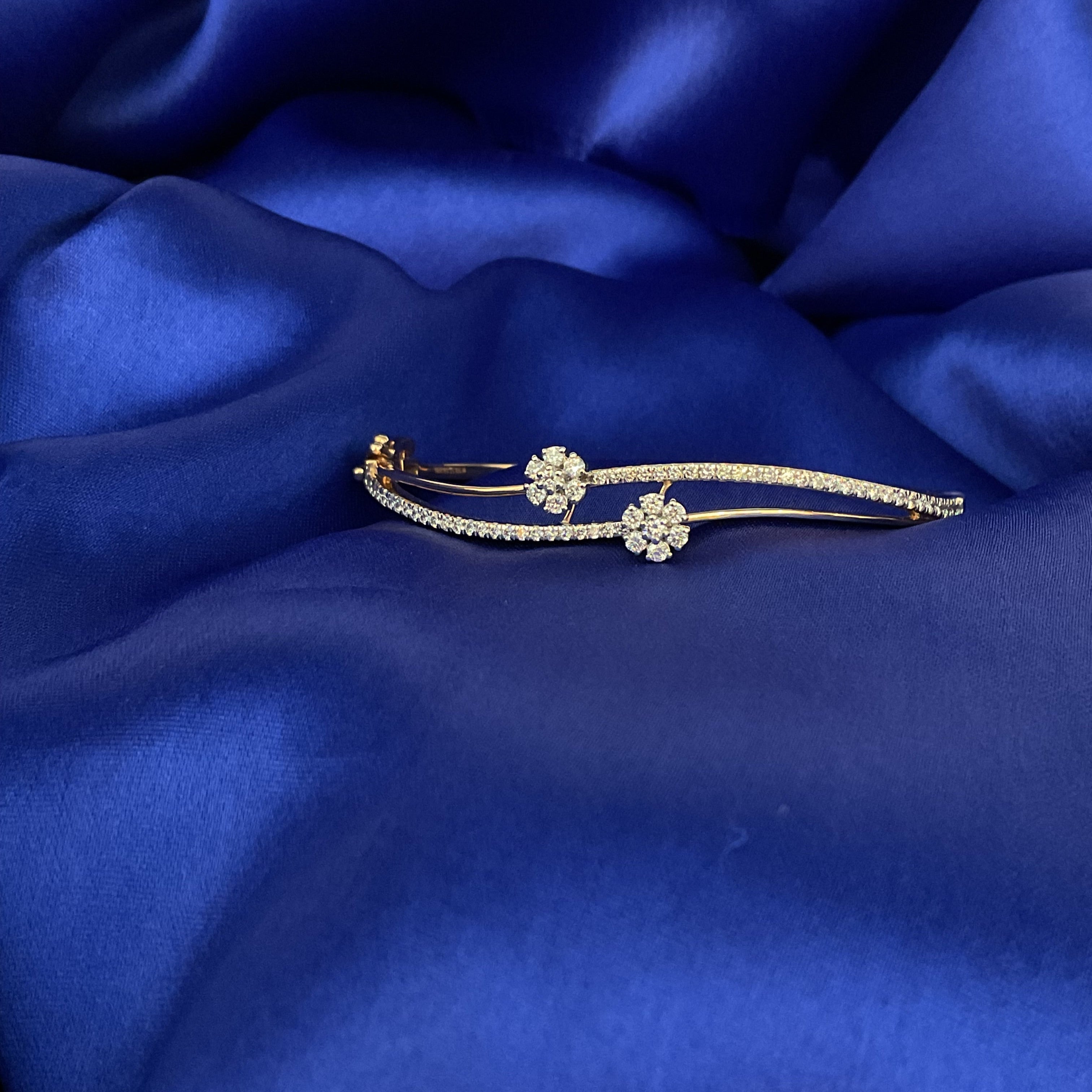 Sparkling Petals Bracelet: Size 2-4