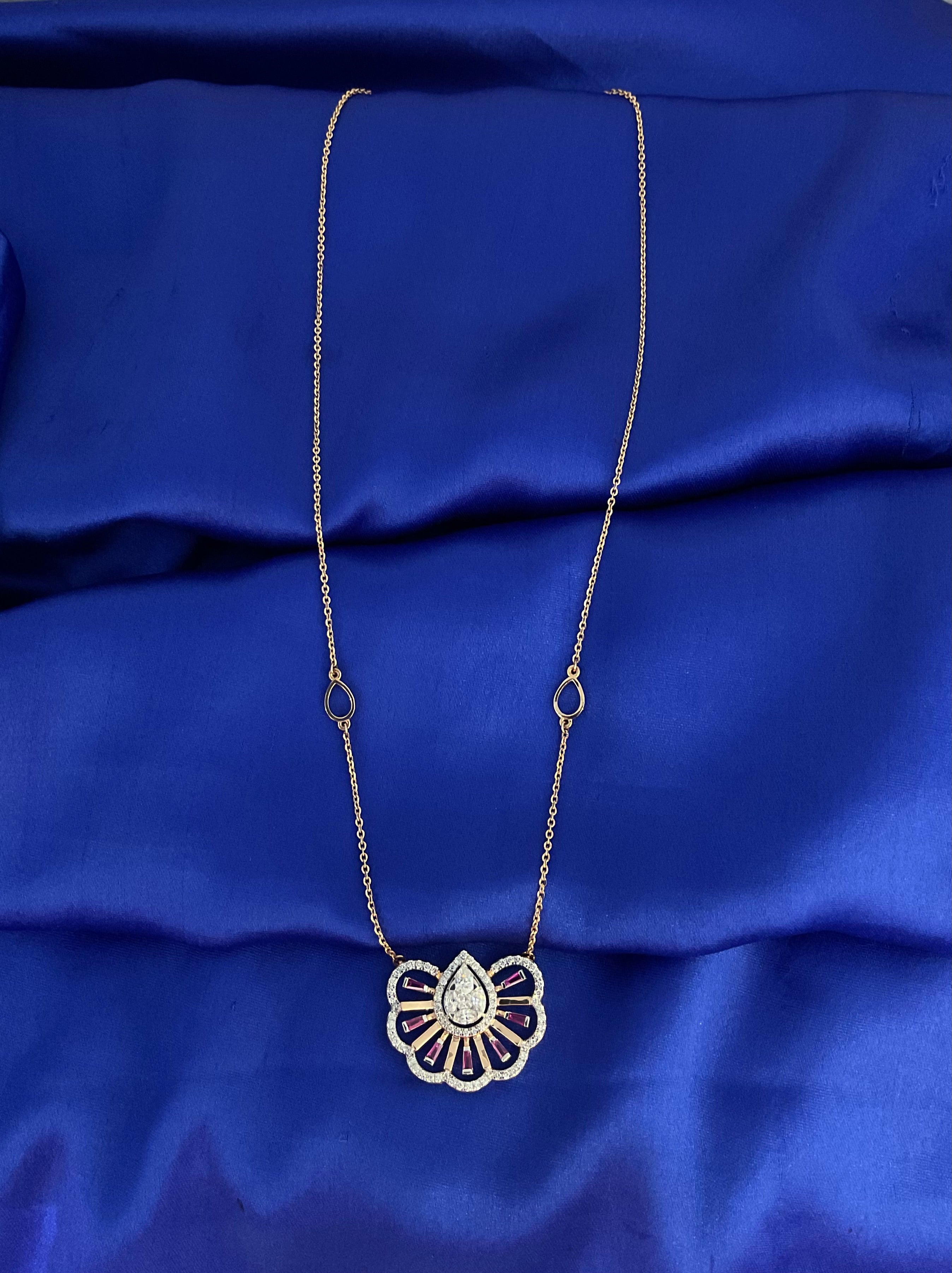 Rosette Charm Chain