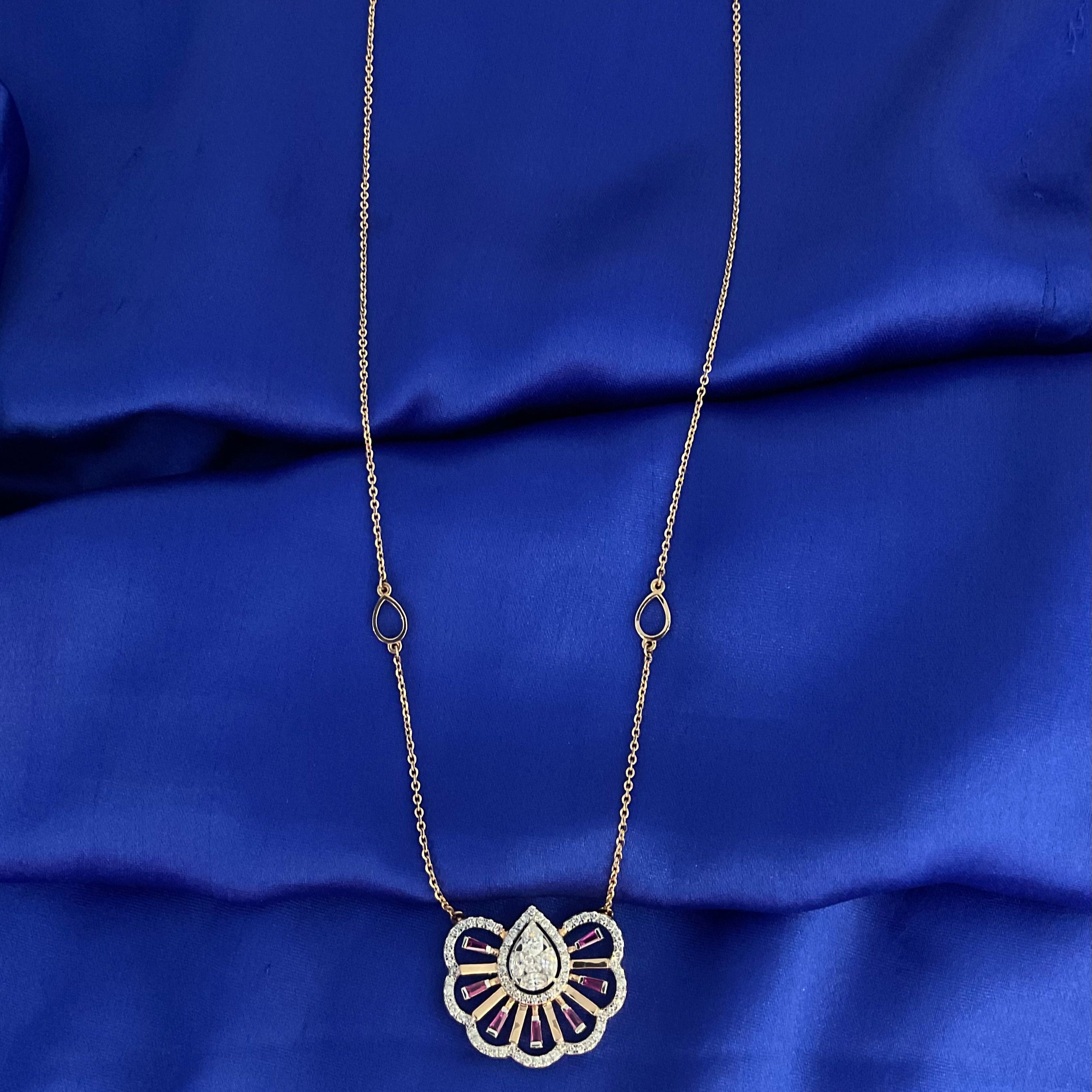 Rosette Charm Chain