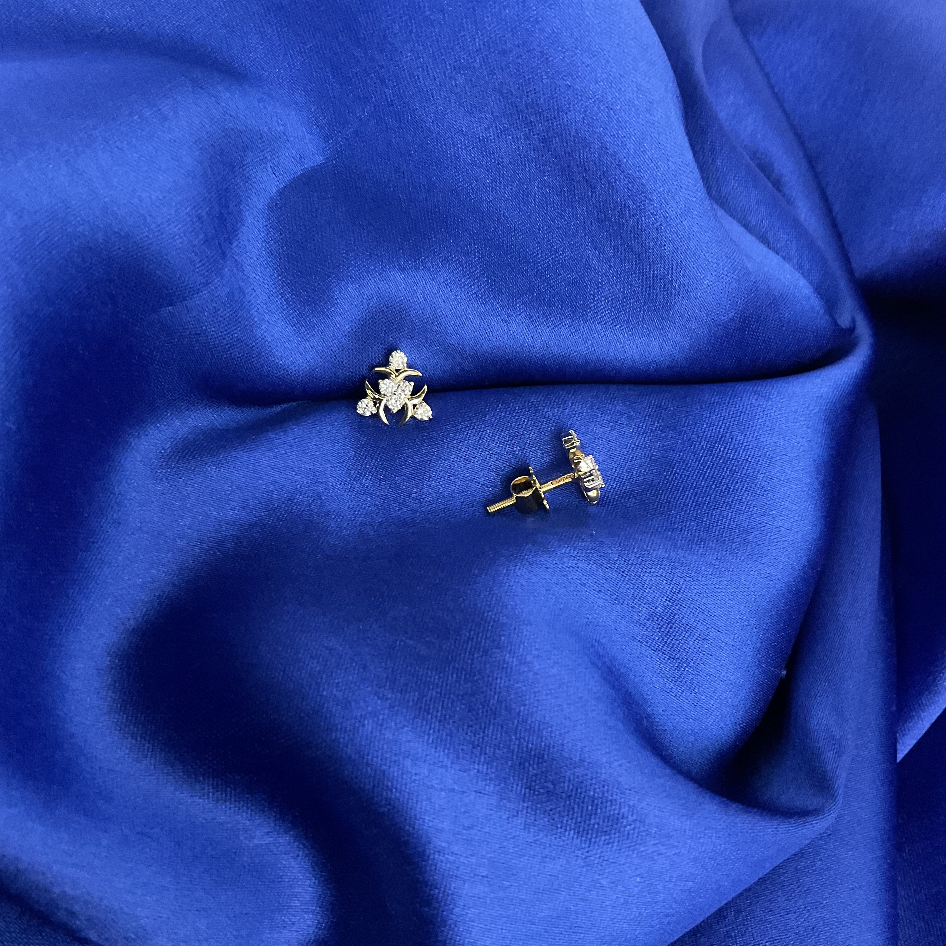 Tri-Stone Studs