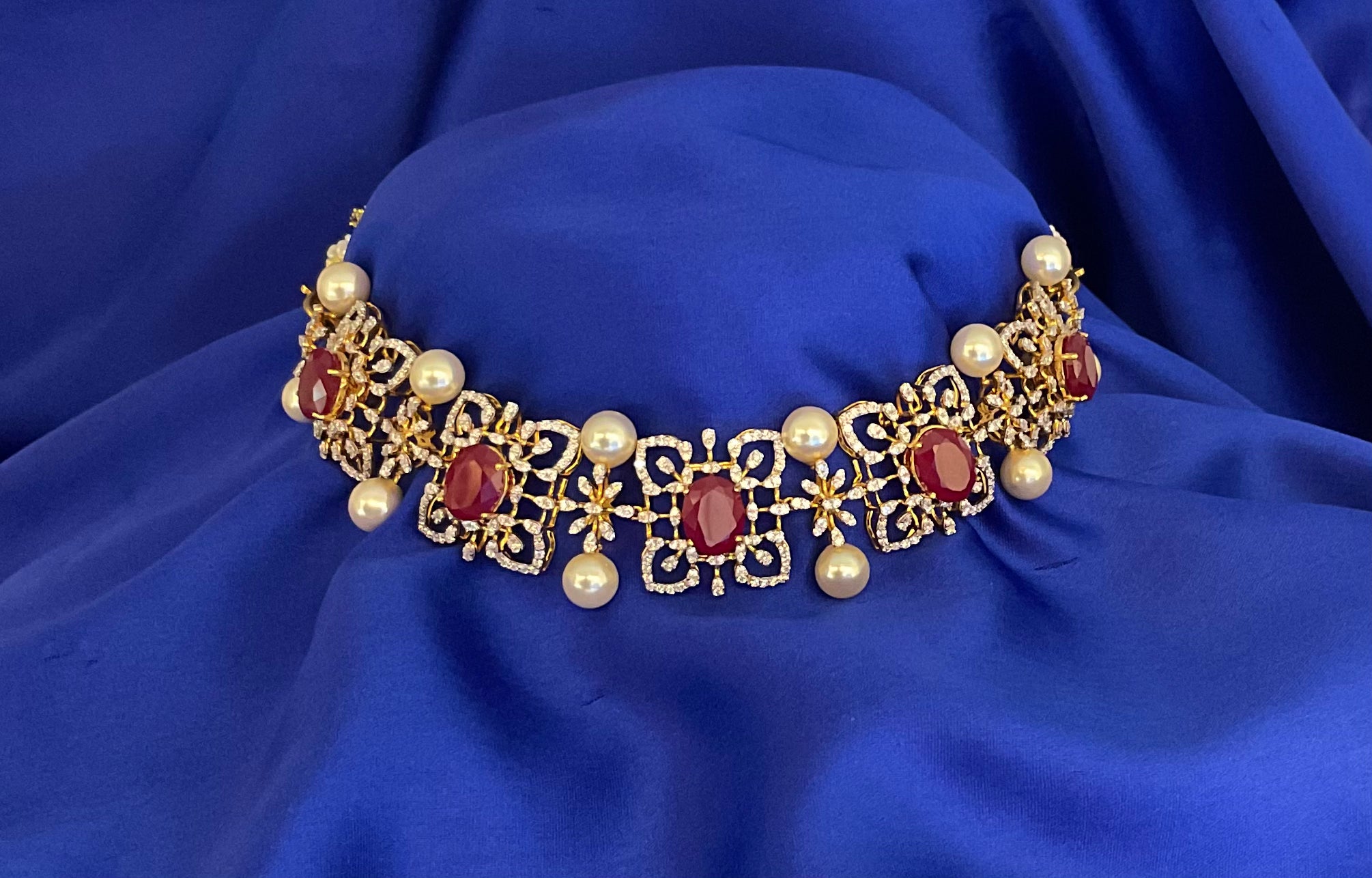 Ruby Emerald Grace Choker