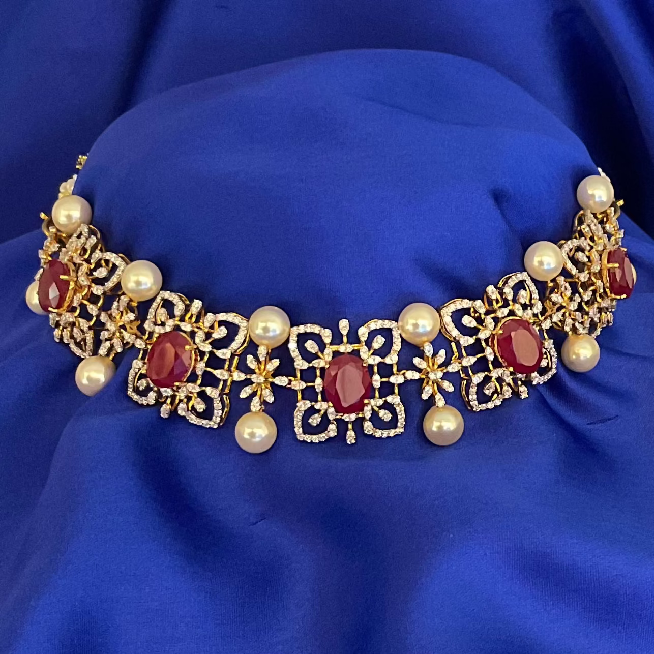 Ruby Emerald Grace Choker