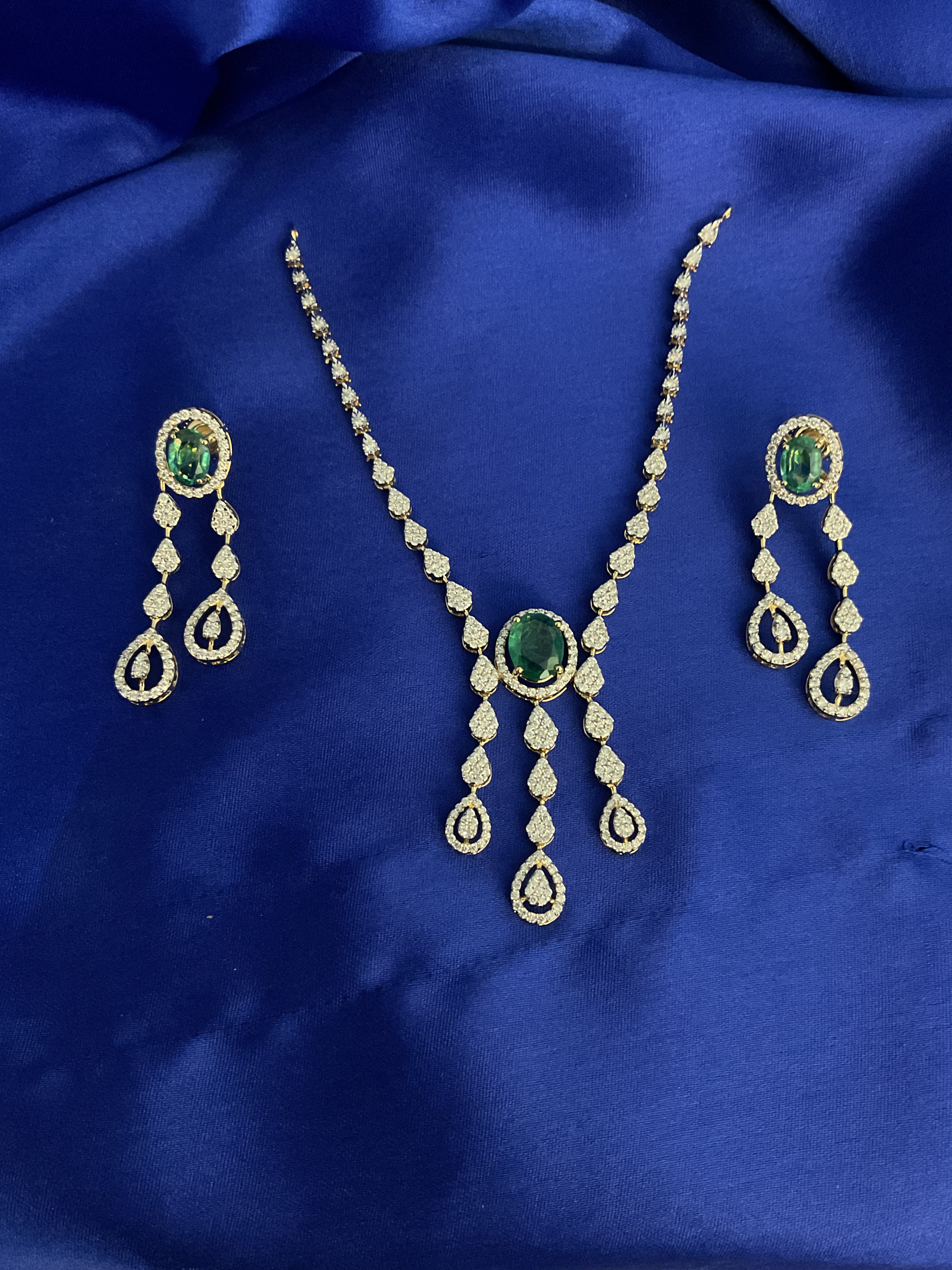 Emerald Rain Earrings