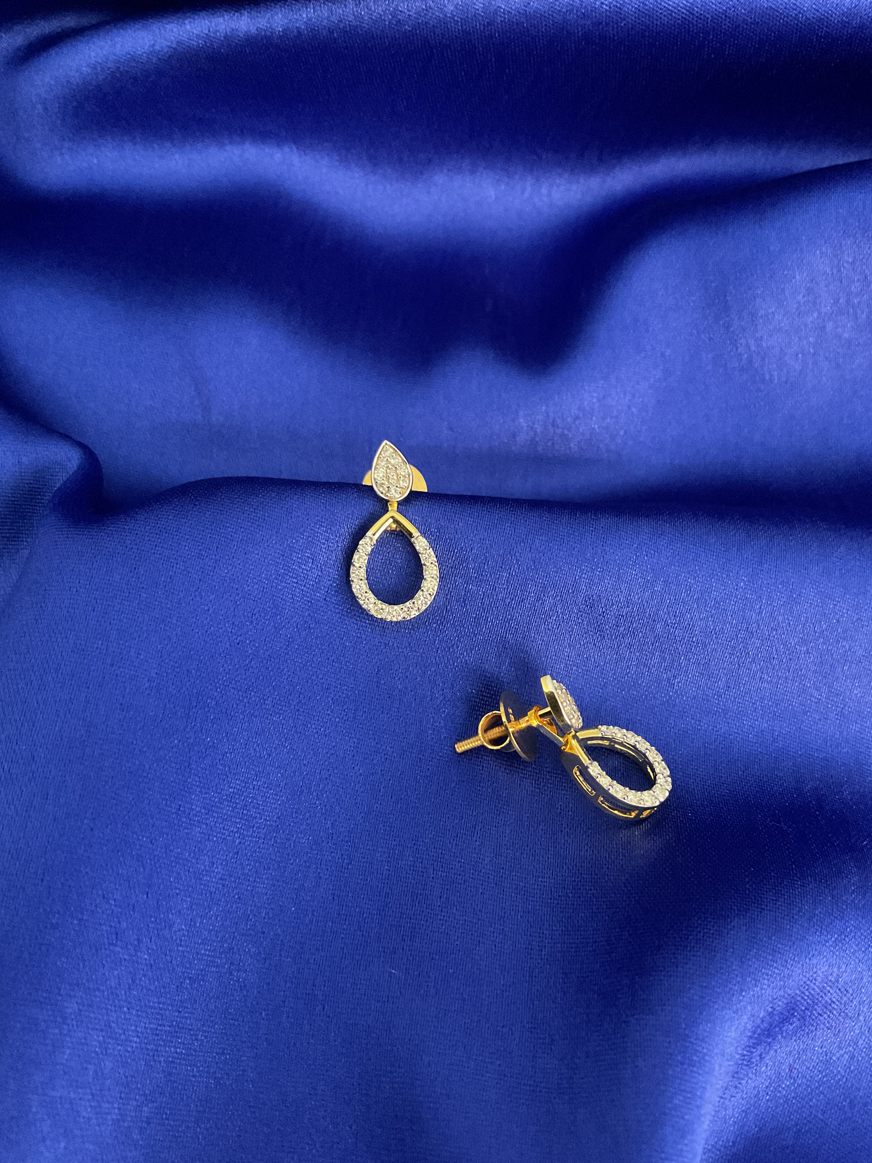 2 in 1 Pear-Earrings