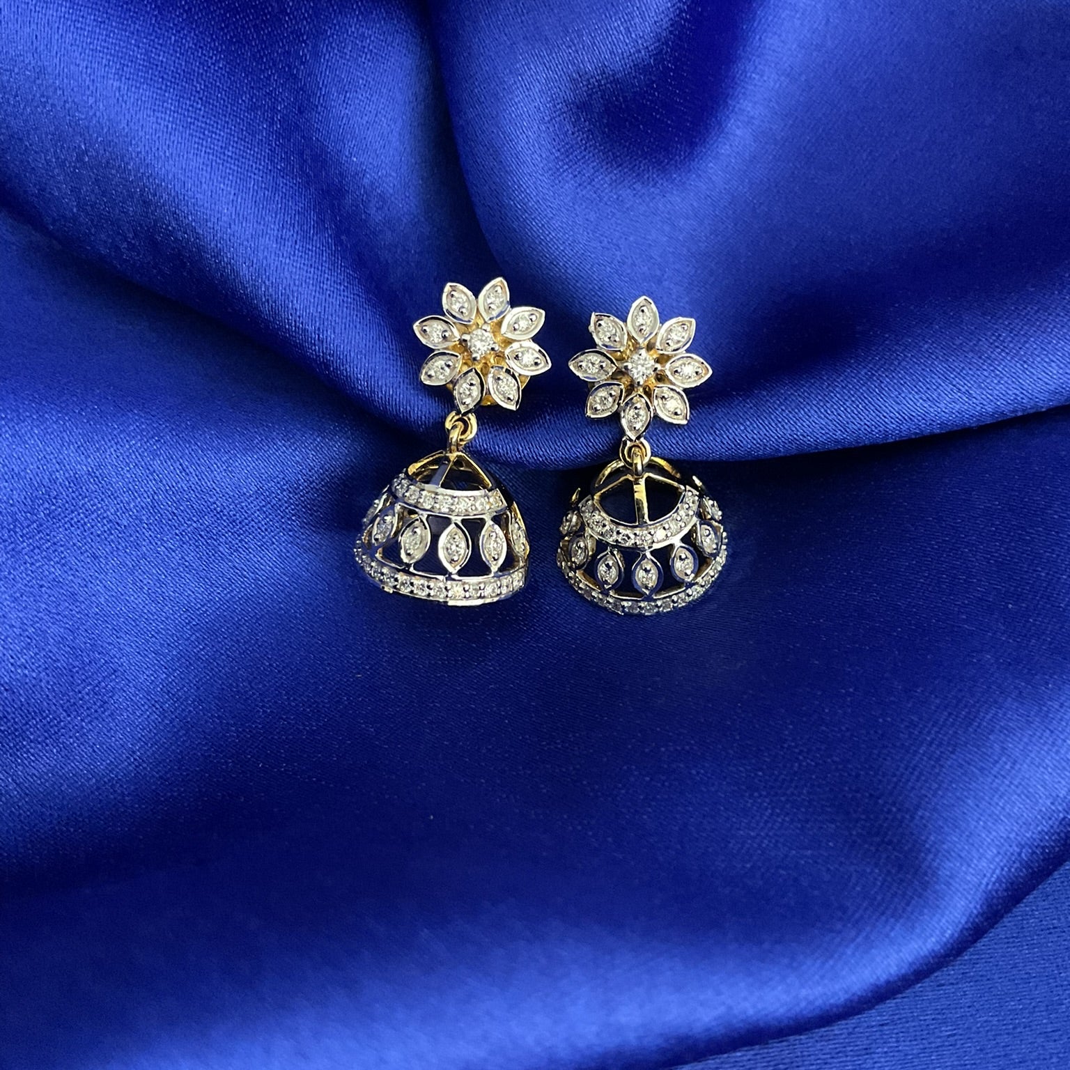 Floral Jhumkas