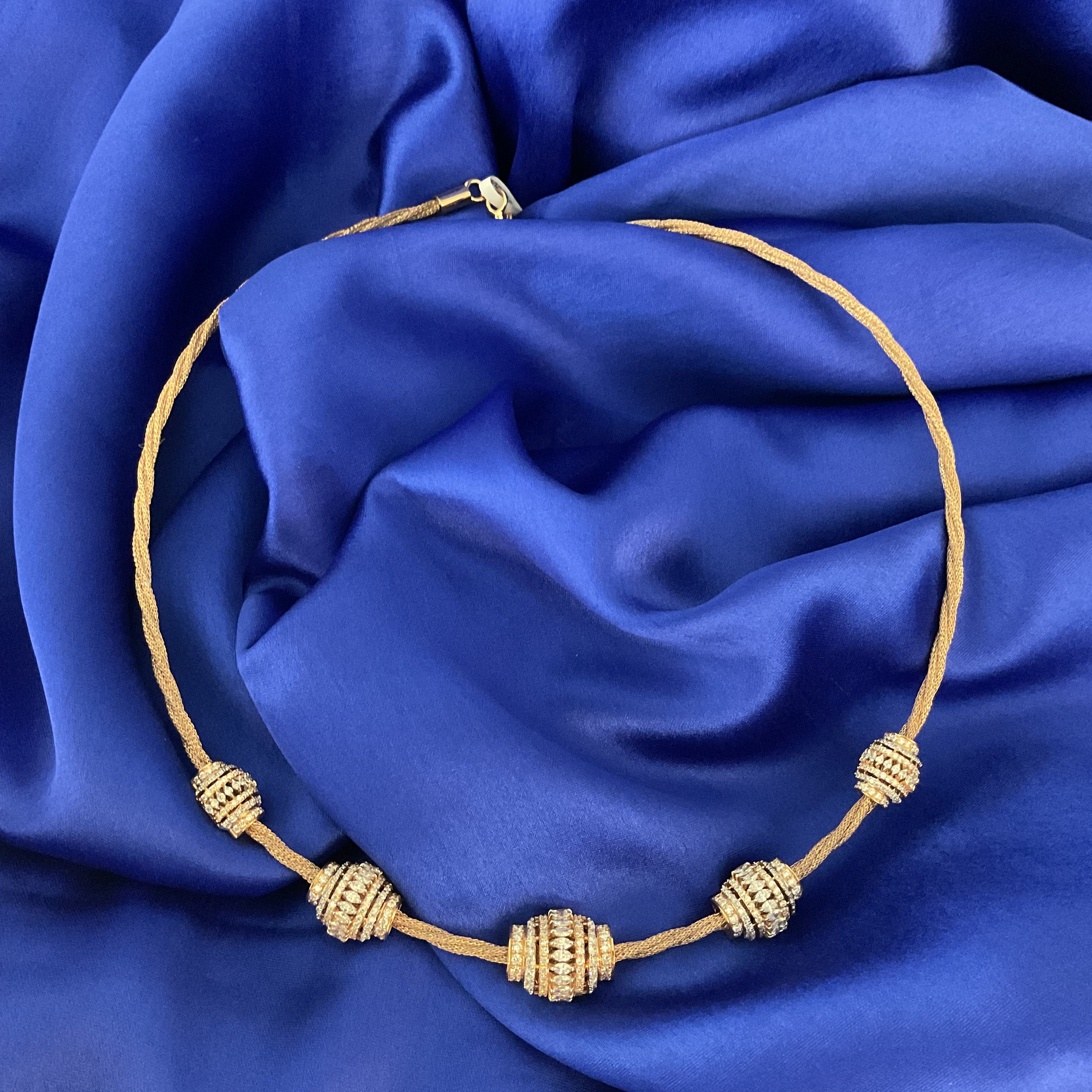 Golden Whirl Necklace