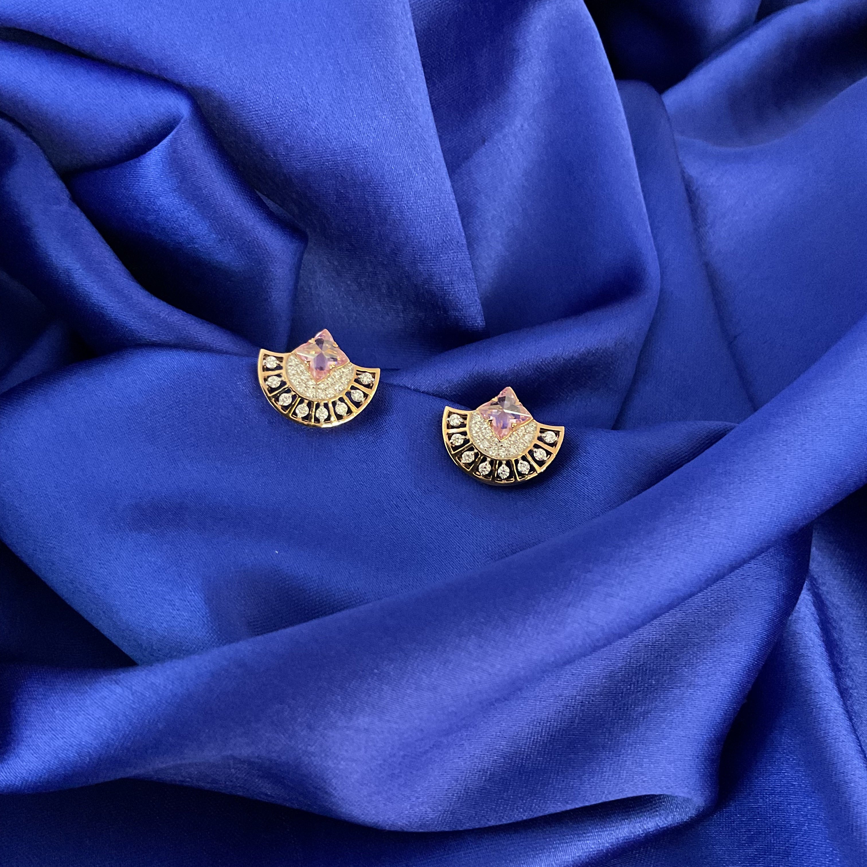 Pink Moon Studs