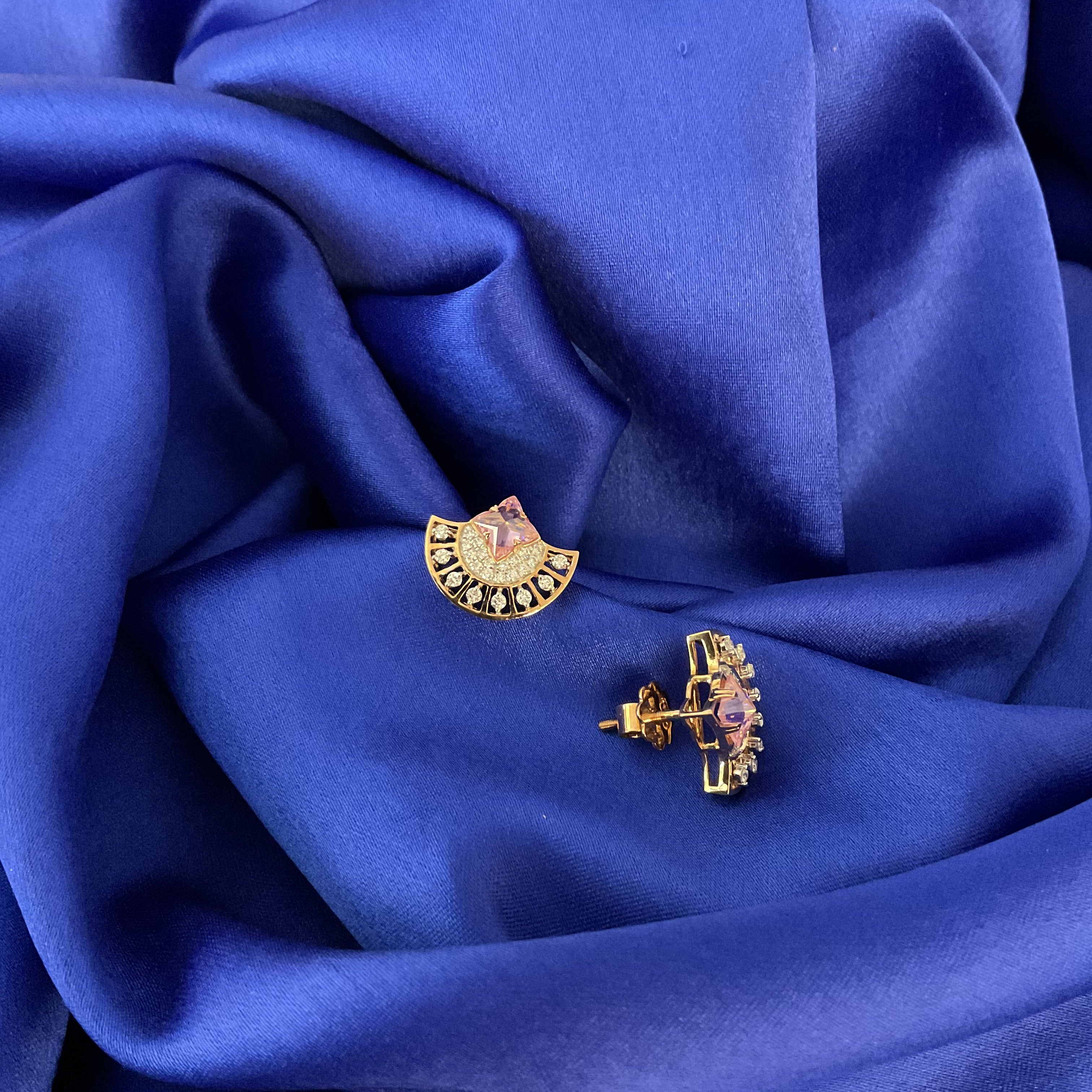 Pink Moon Studs