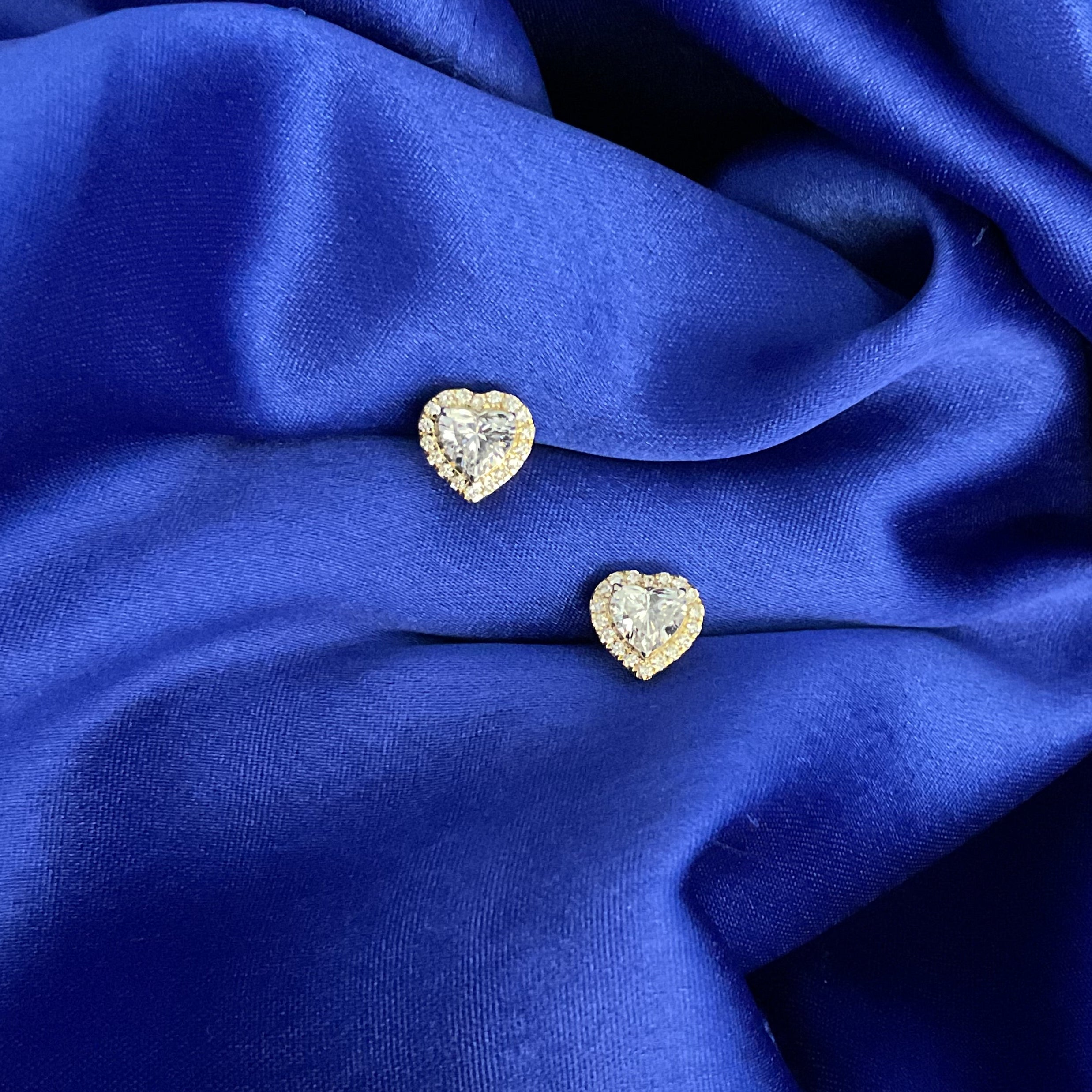 Twin Hearts Studs