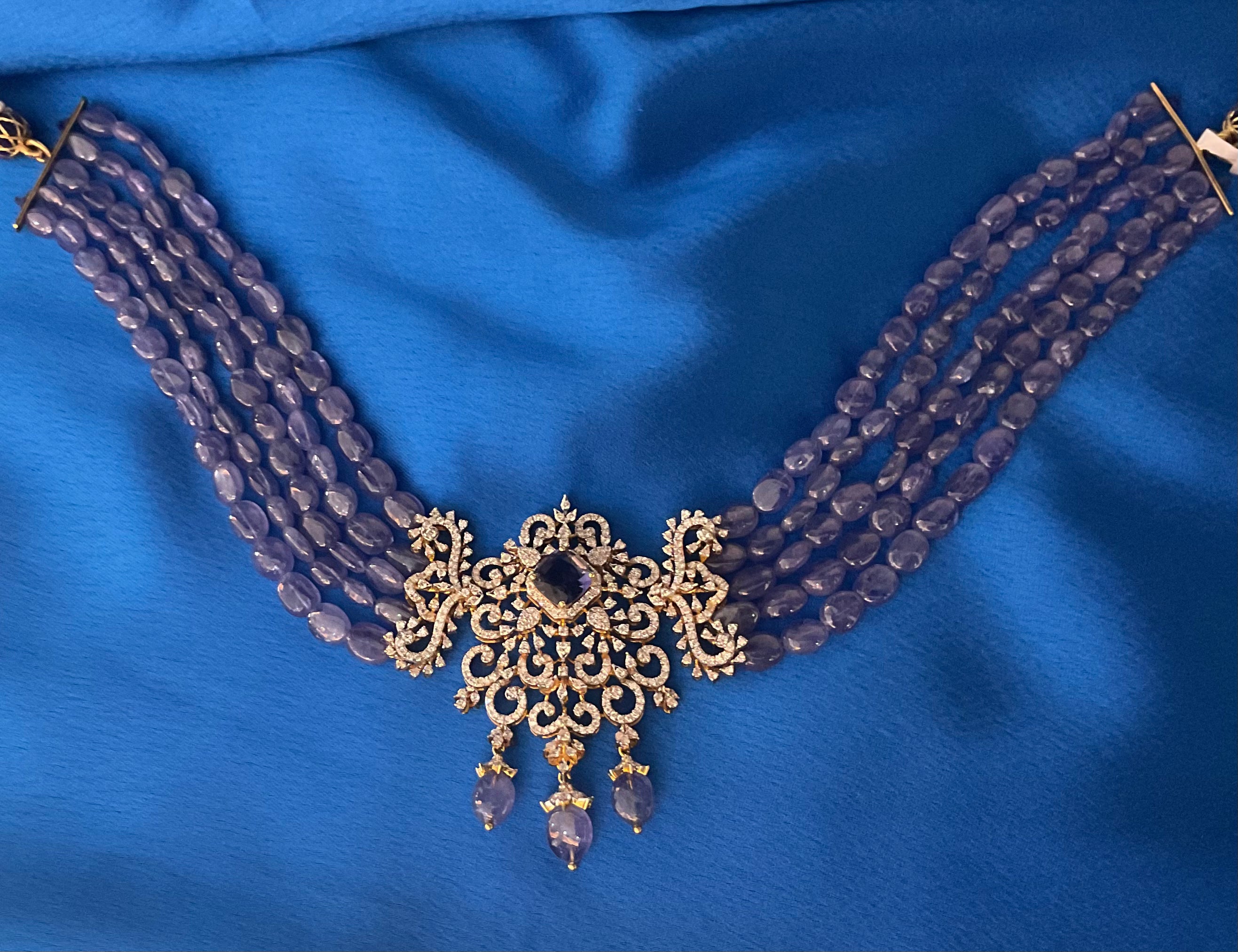 Lavender Blossom Choker