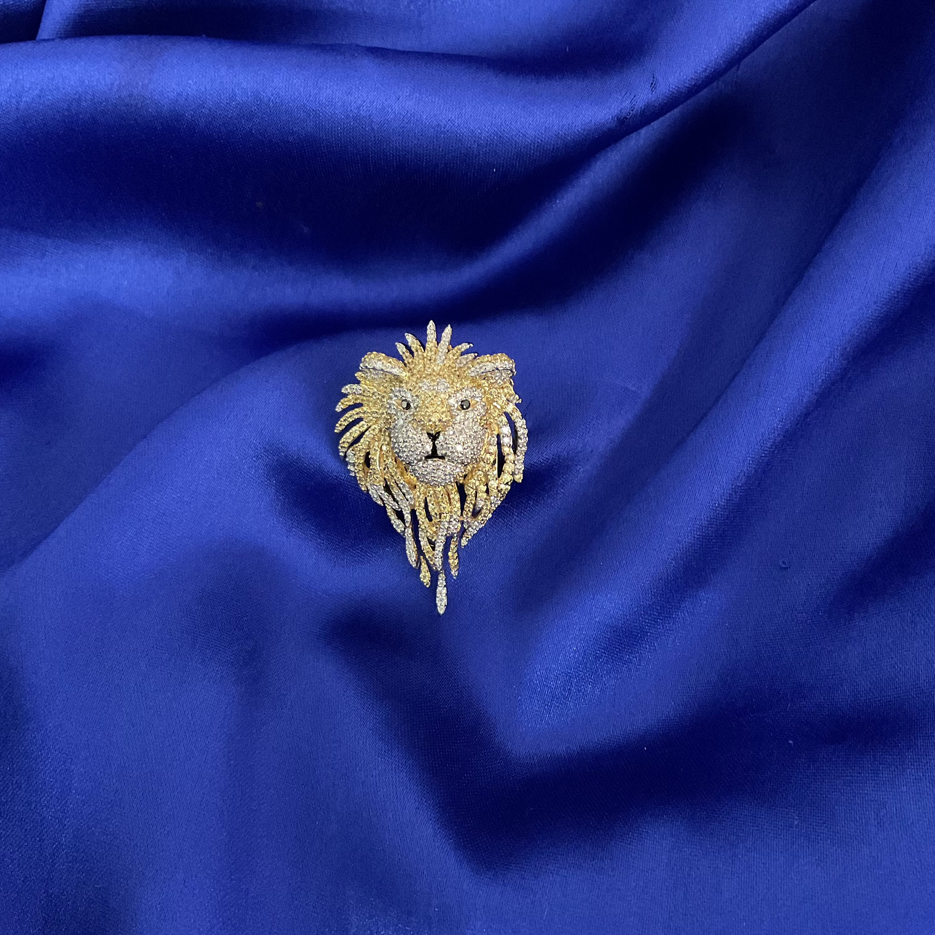 Lion Brooch