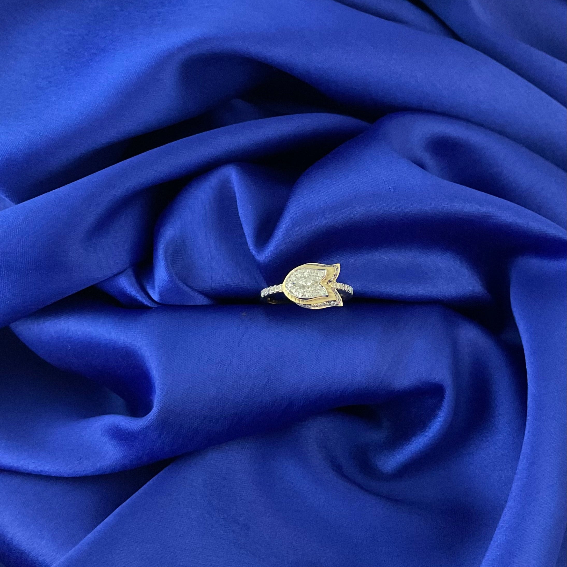 Lustrous Bud Ring: Size 12
