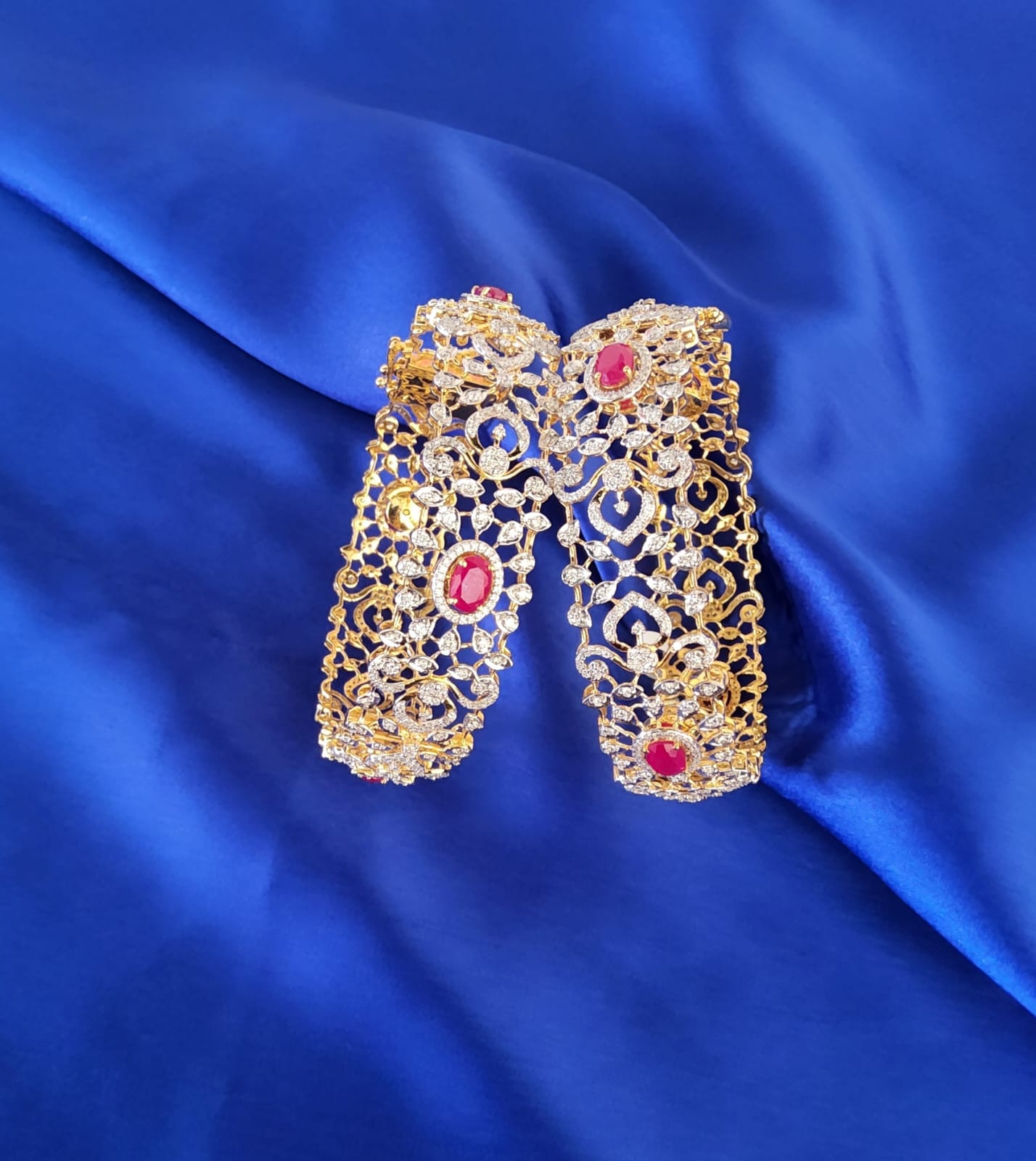 Majestic Allure Partywear Bangles: Size 2-4