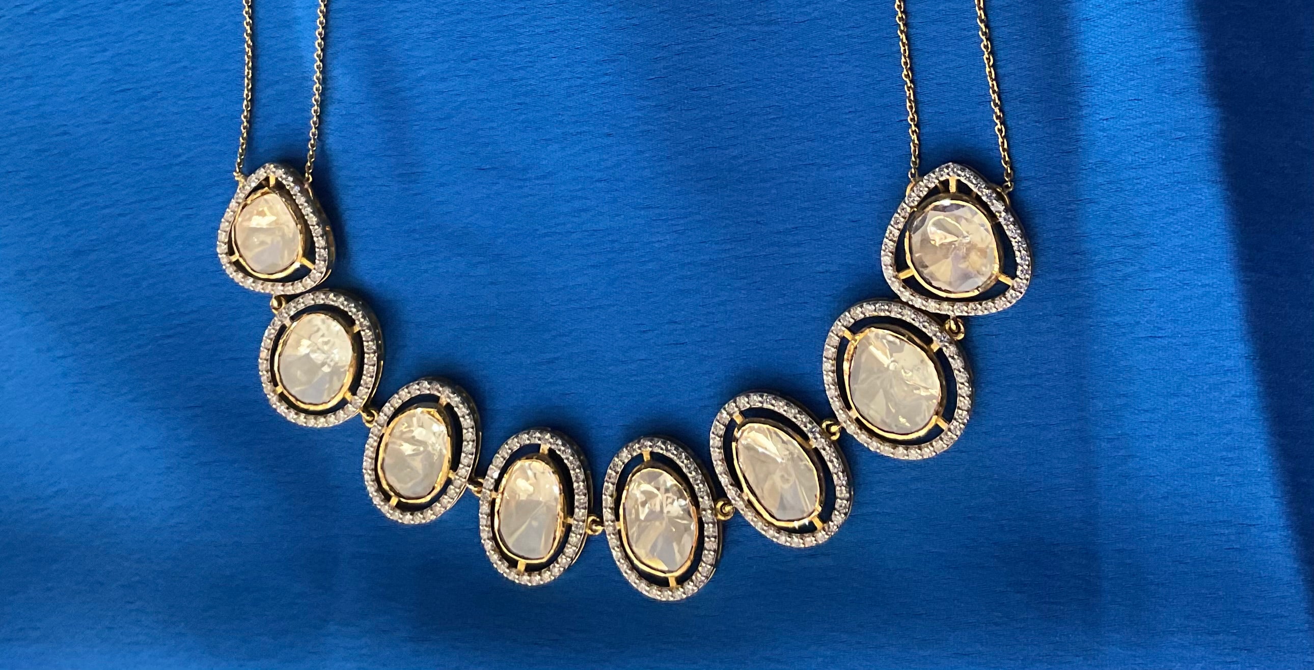 Opaline Opulence Necklace Polki