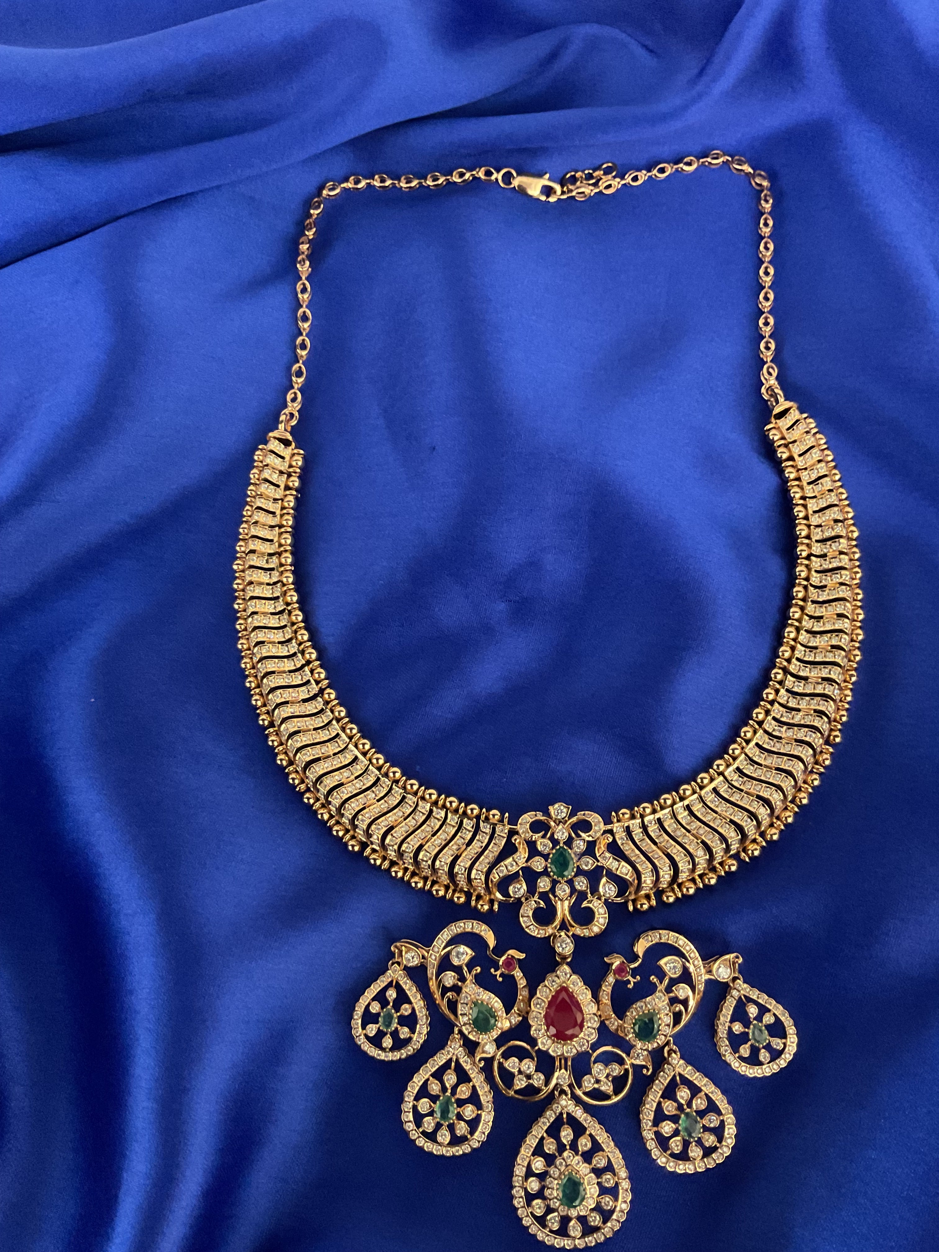 Royal Peacock 2 N 1 Necklace