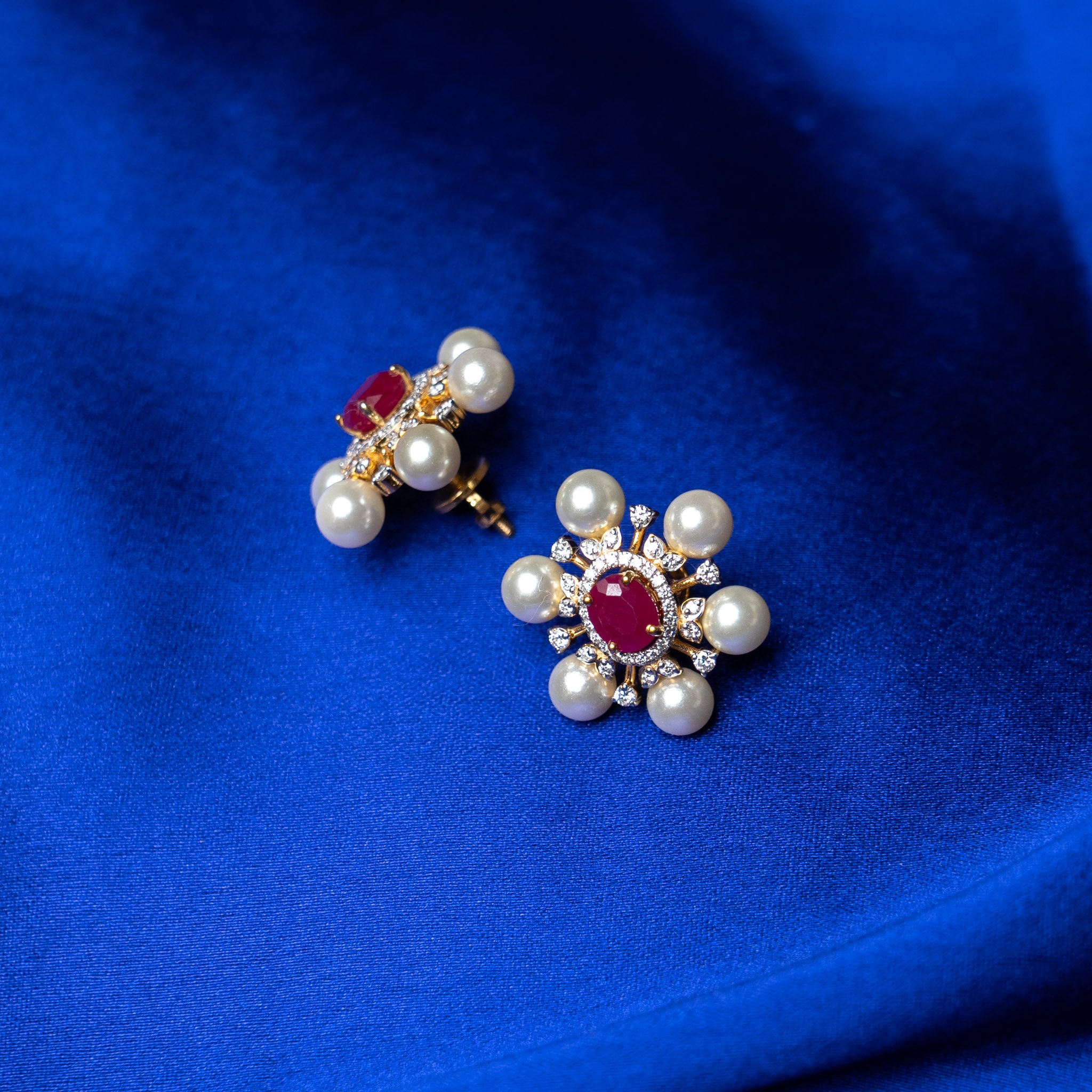 Ruby Rhapsody Studs