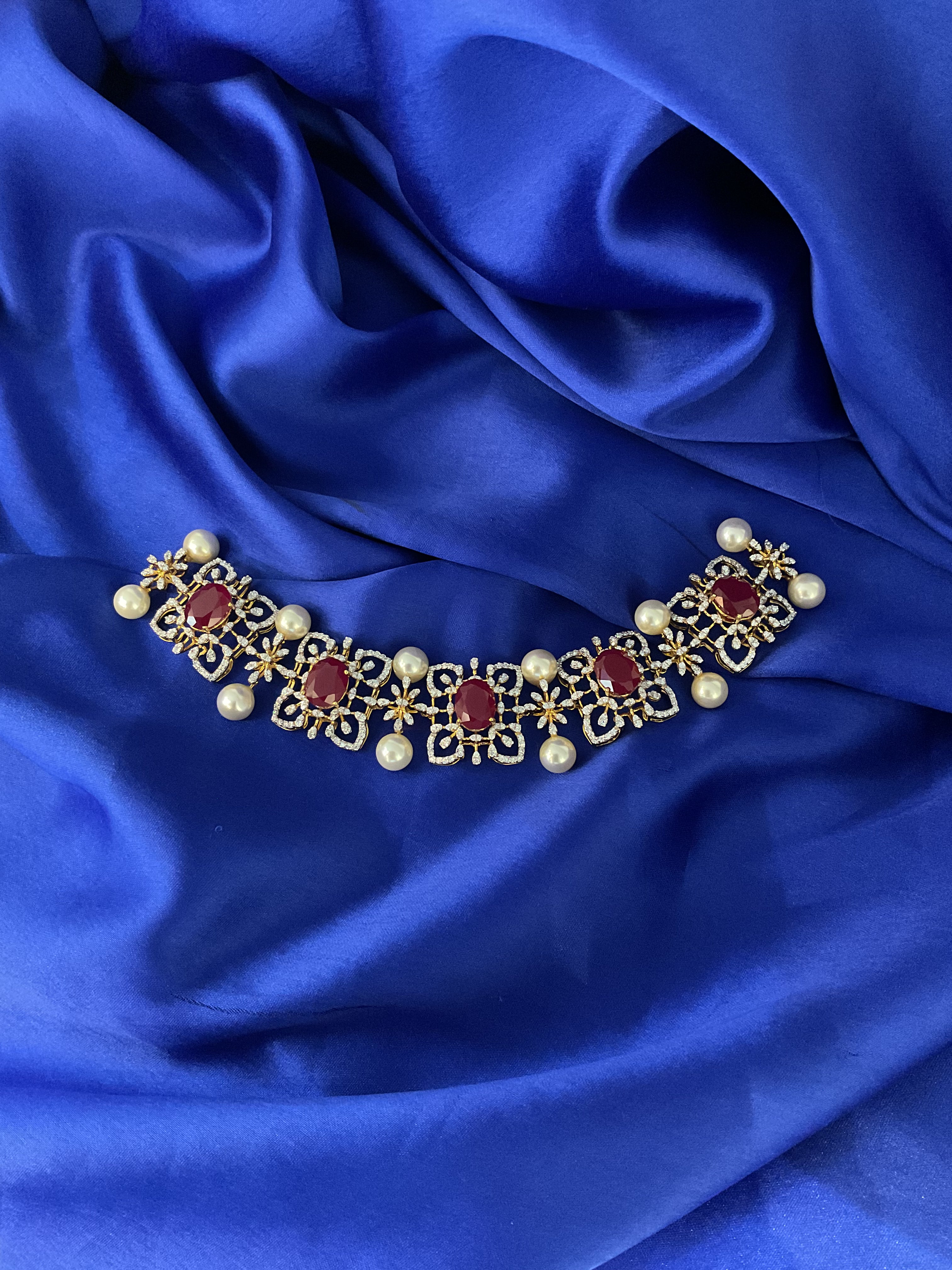 Ruby Emerald Grace Choker